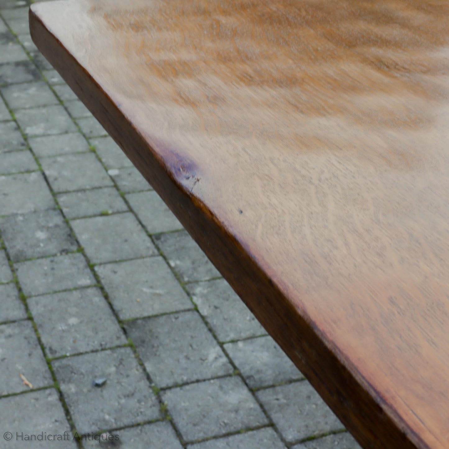 Robert 'Mouseman' Thompson Arts & Crafts Yorkshire School English Oak Dining Table