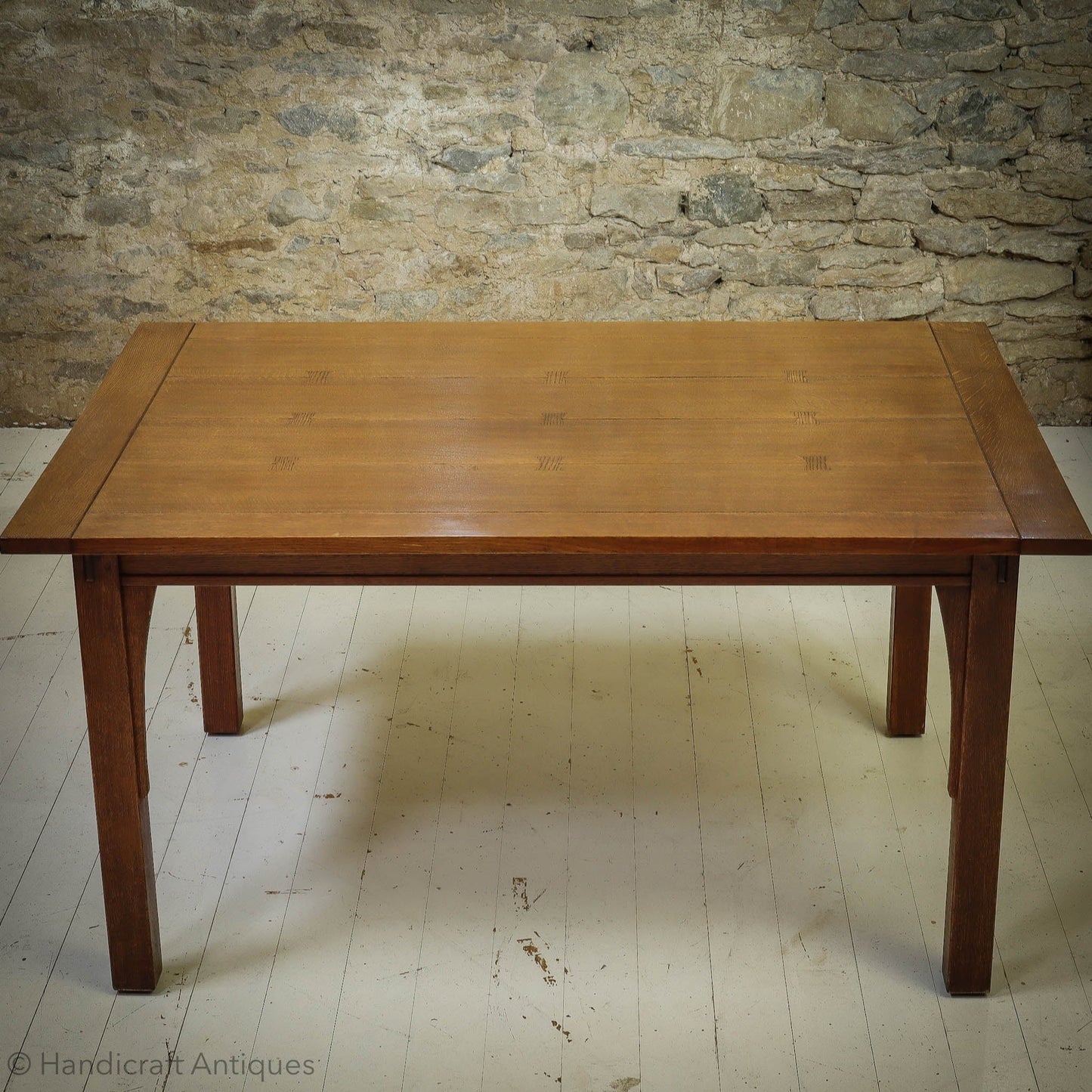 Stickley Furniture Arts & Crafts Mission School Oak Dining Table