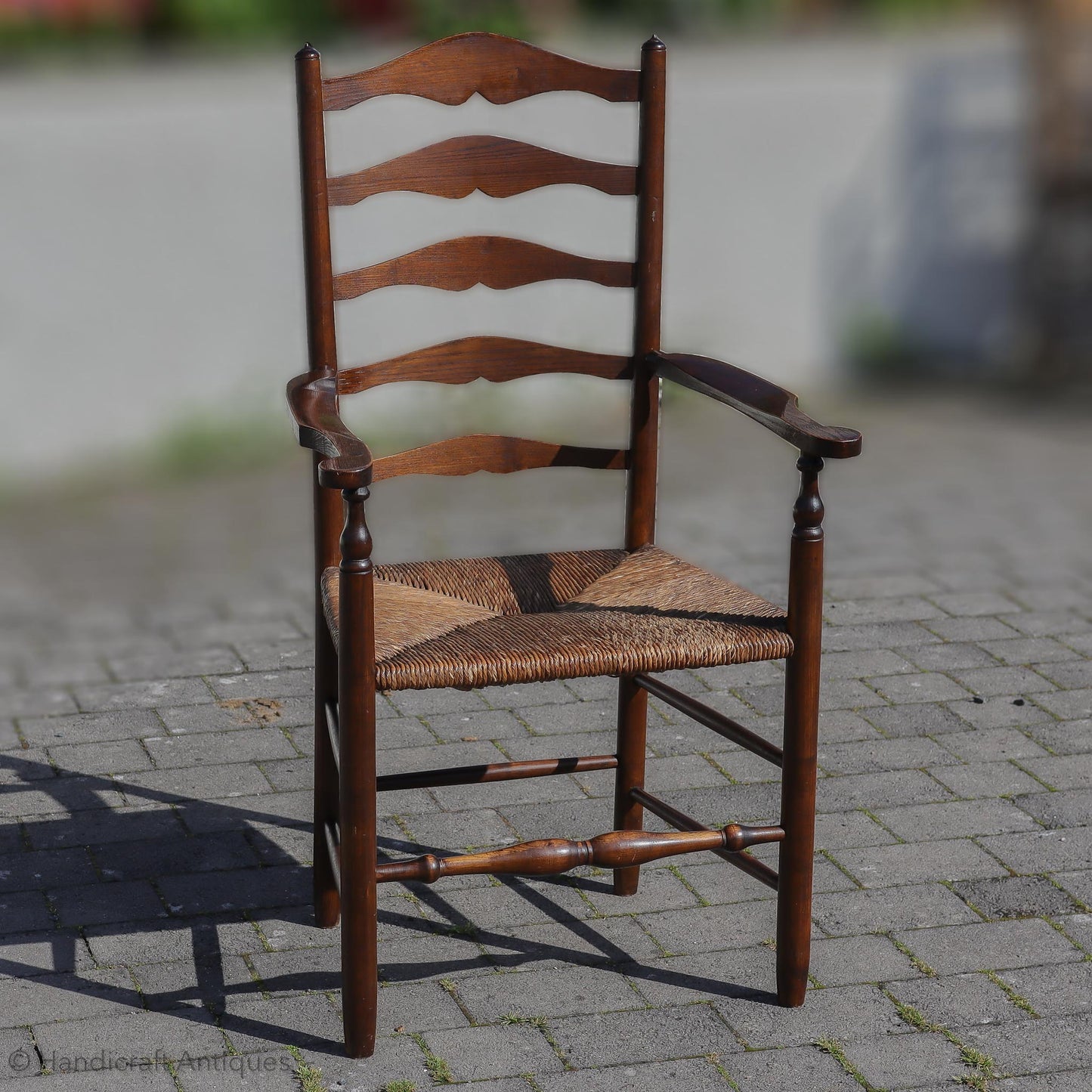 Edward Gardiner (Ernest Gimson design) Arts & Crafts Cotswold School Armchair