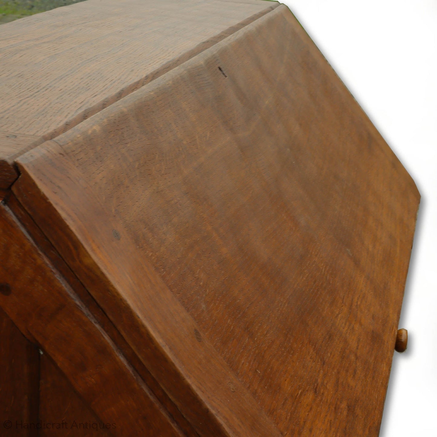 Peter ‘Rabbitman’ Heap Arts & Crafts Yorkshire School Oak Bureau