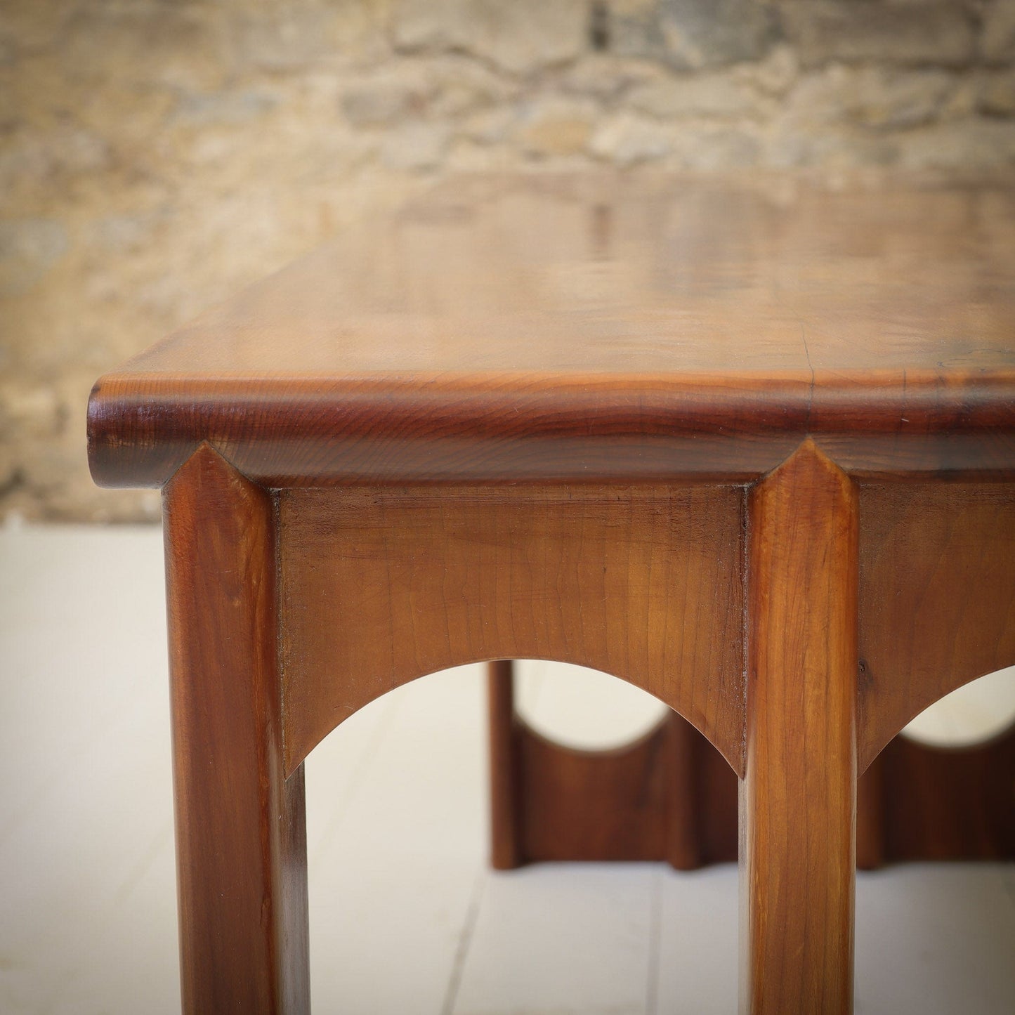 Alan Peters Arts & Crafts Cotswold School Yew Coffee Table