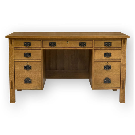 Stickley Furniture Arts & Crafts Mission School Oak Desk 2006