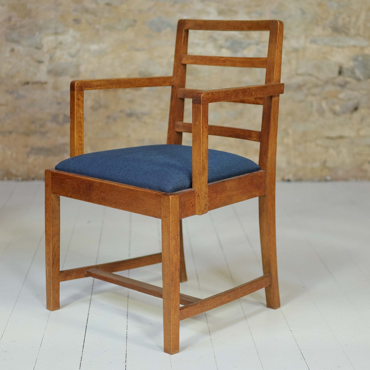 Set of 6 Gordon Russell Arts & Crafts Cotswold School English Oak Chair c. 1935