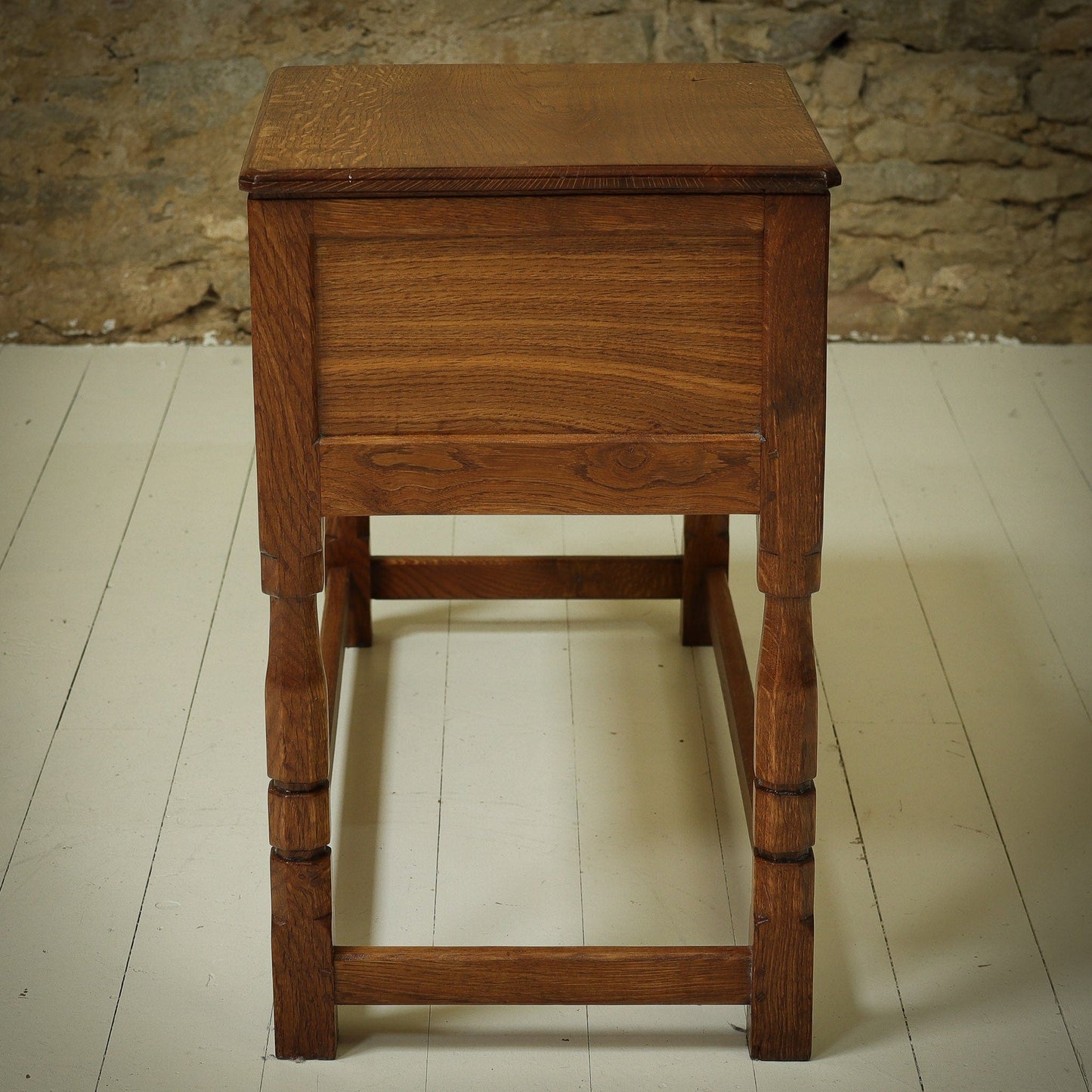 Derek 'Lizardman' Slater Arts & Crafts Yorkshire School Phone Oak Table