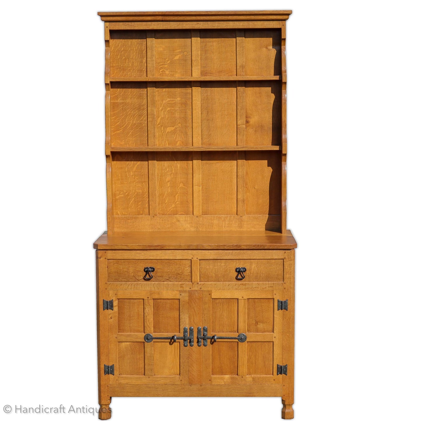 Eagleman (Ex-Mouseman) Arts & Crafts Yorkshire School English Oak Dresser