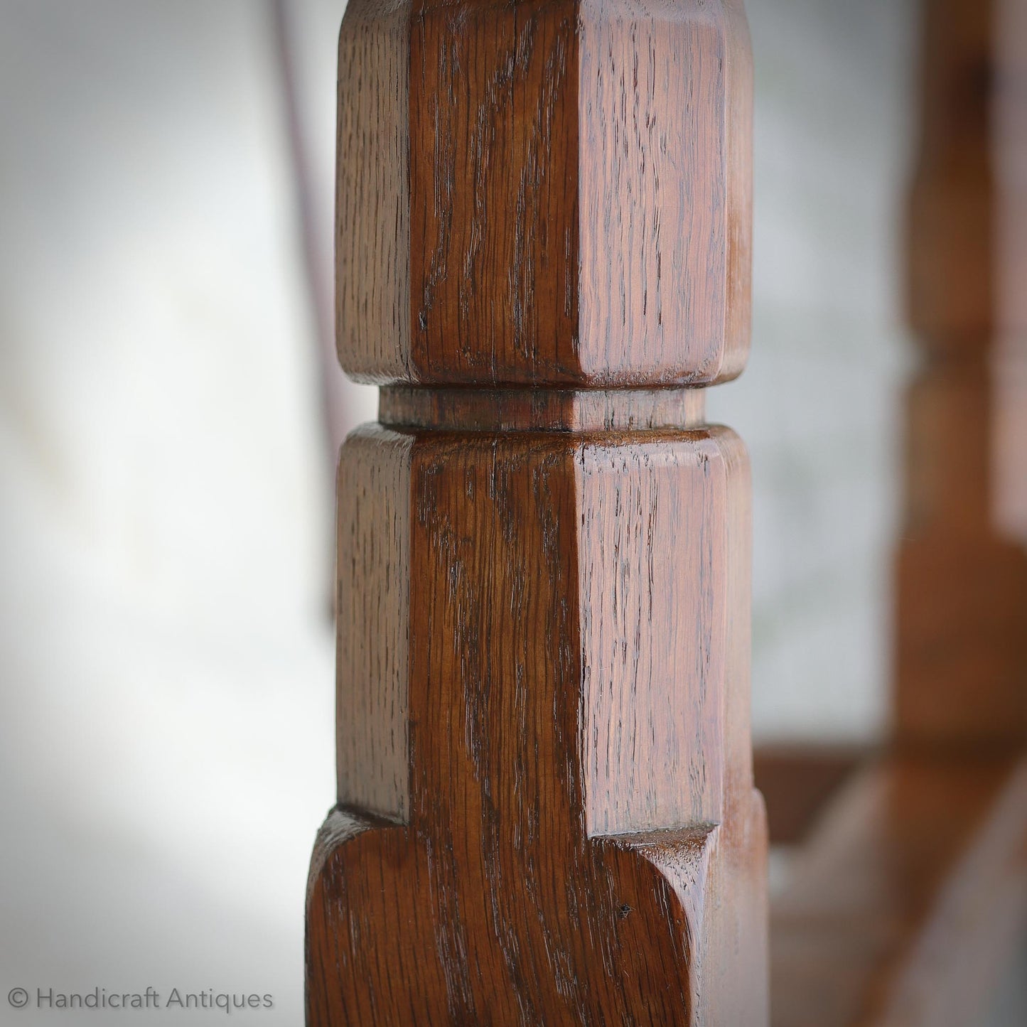Robert 'Mouseman' Thompson Arts & Crafts Yorkshire School English Oak Dining Table