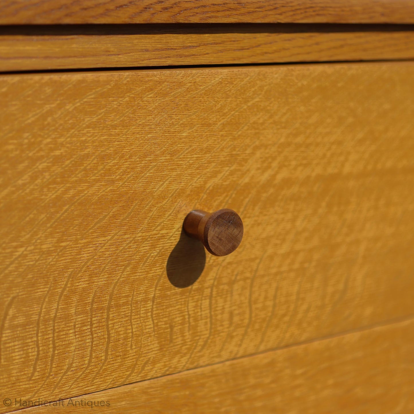 Gordon Russell Arts & Crafts Cotswold School English Oak Chest of Drawers c. 1935