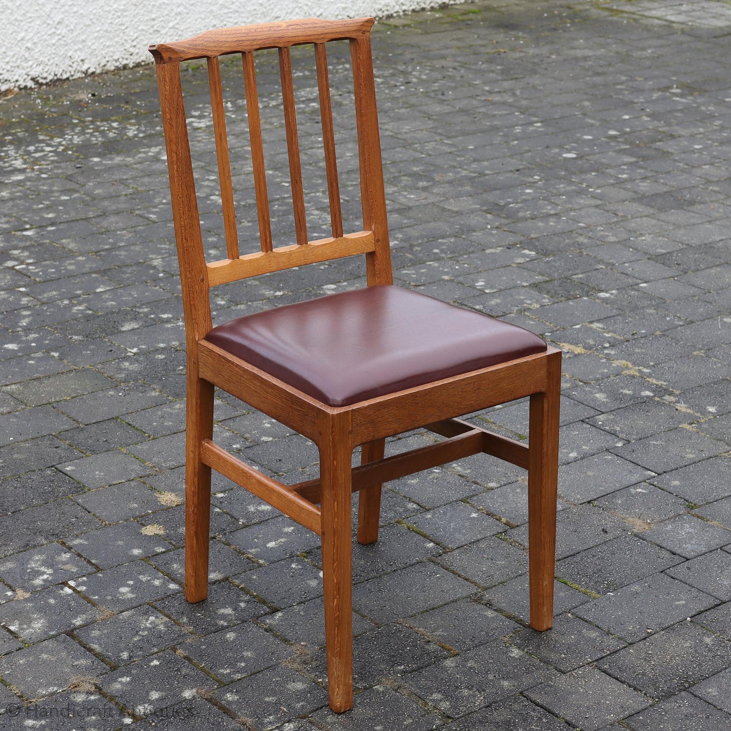 Set of 6 Acornman (Ex-Mouseman) Arts & Crafts Yorkshire School Oak Chairs