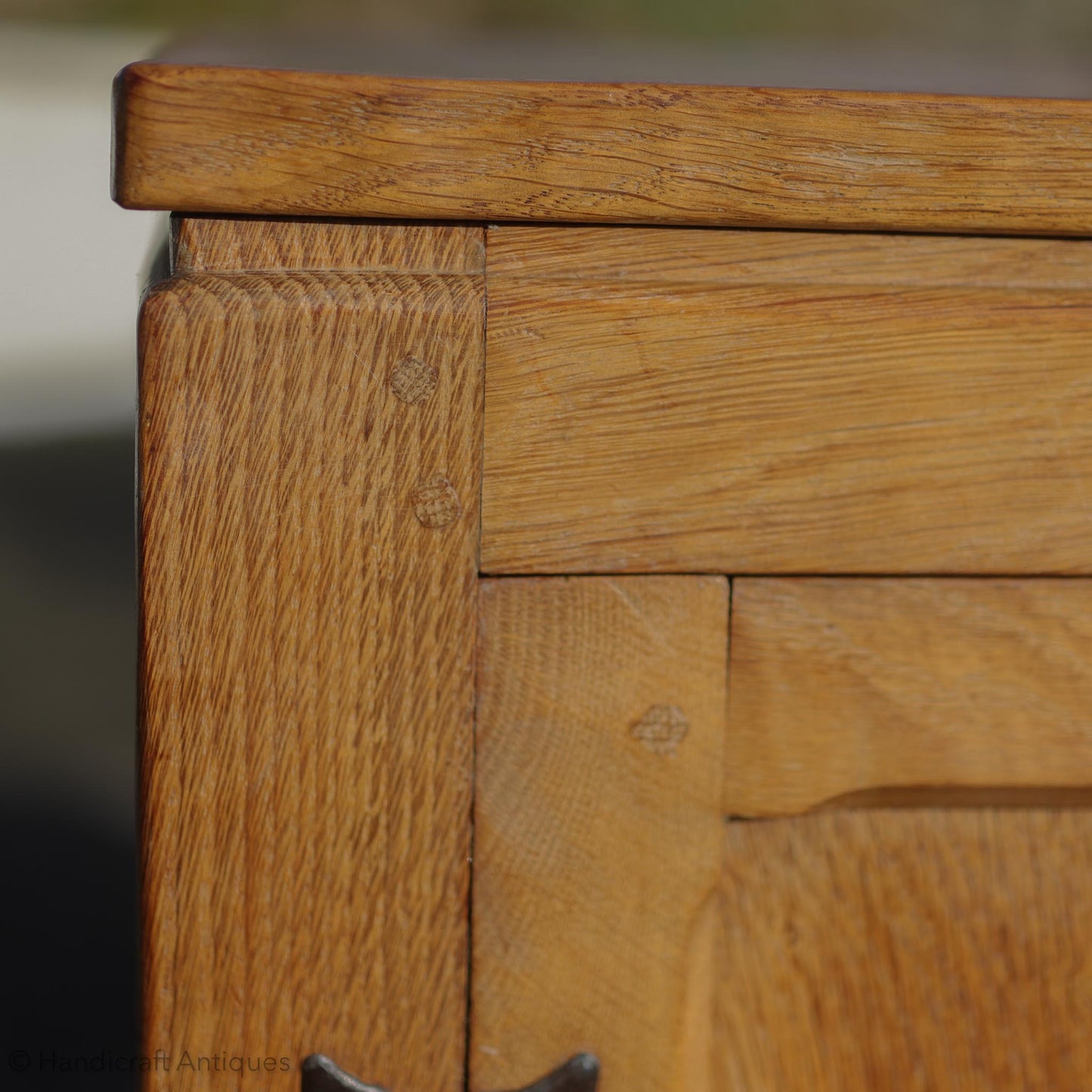 Arts & Crafts Yorkshire School English Oak Dresser c. 1970.