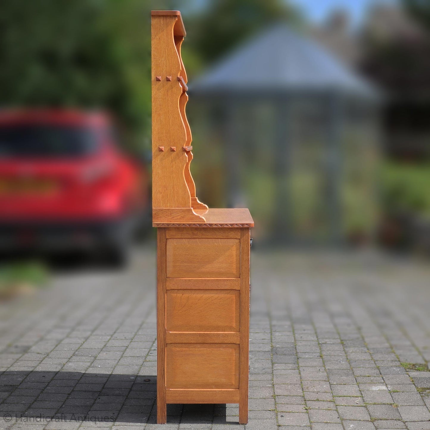 Arts & Crafts Cotswold School English Oak Dresser