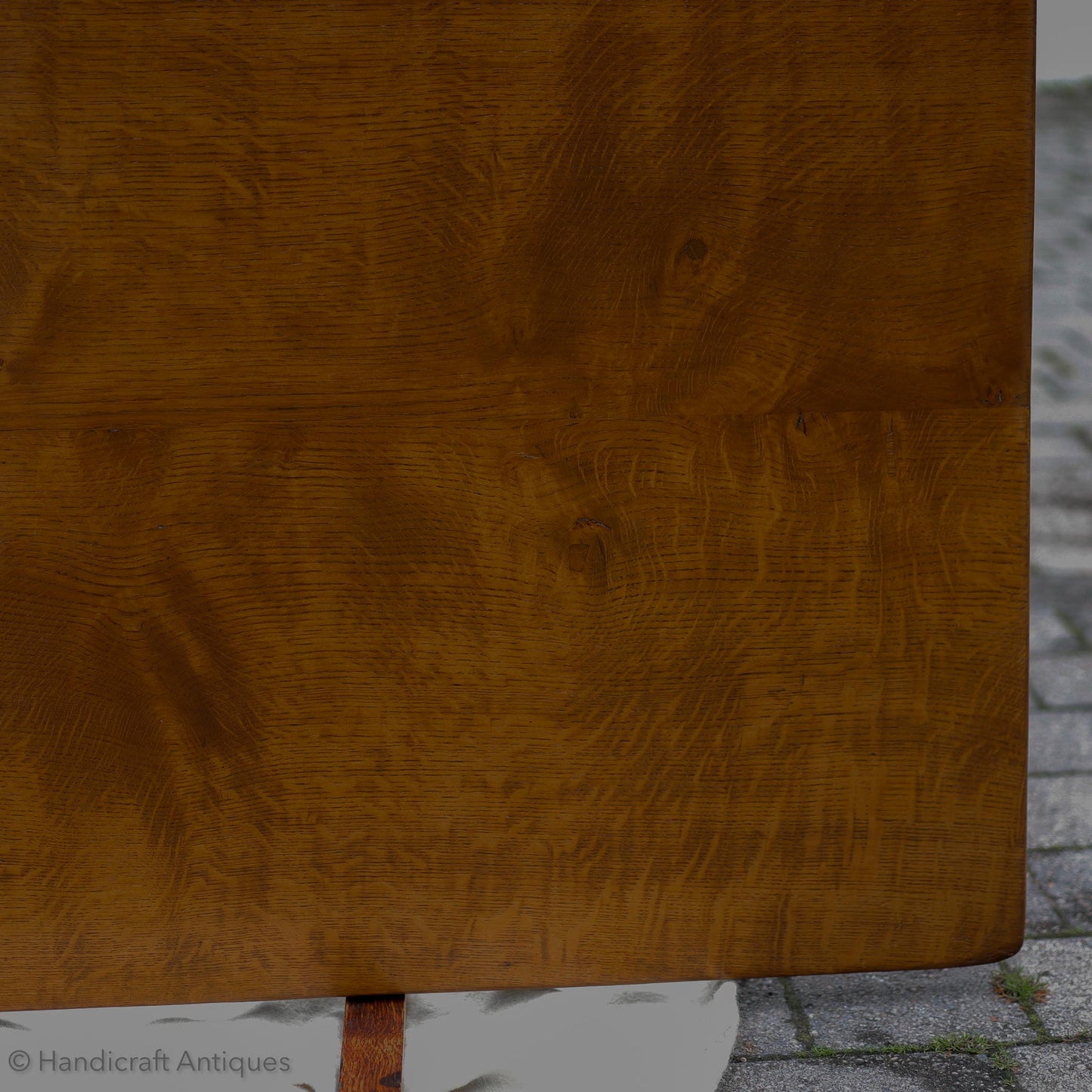 Robert 'Mouseman' Thompson Arts & Crafts Yorkshire School English Oak Dining Table