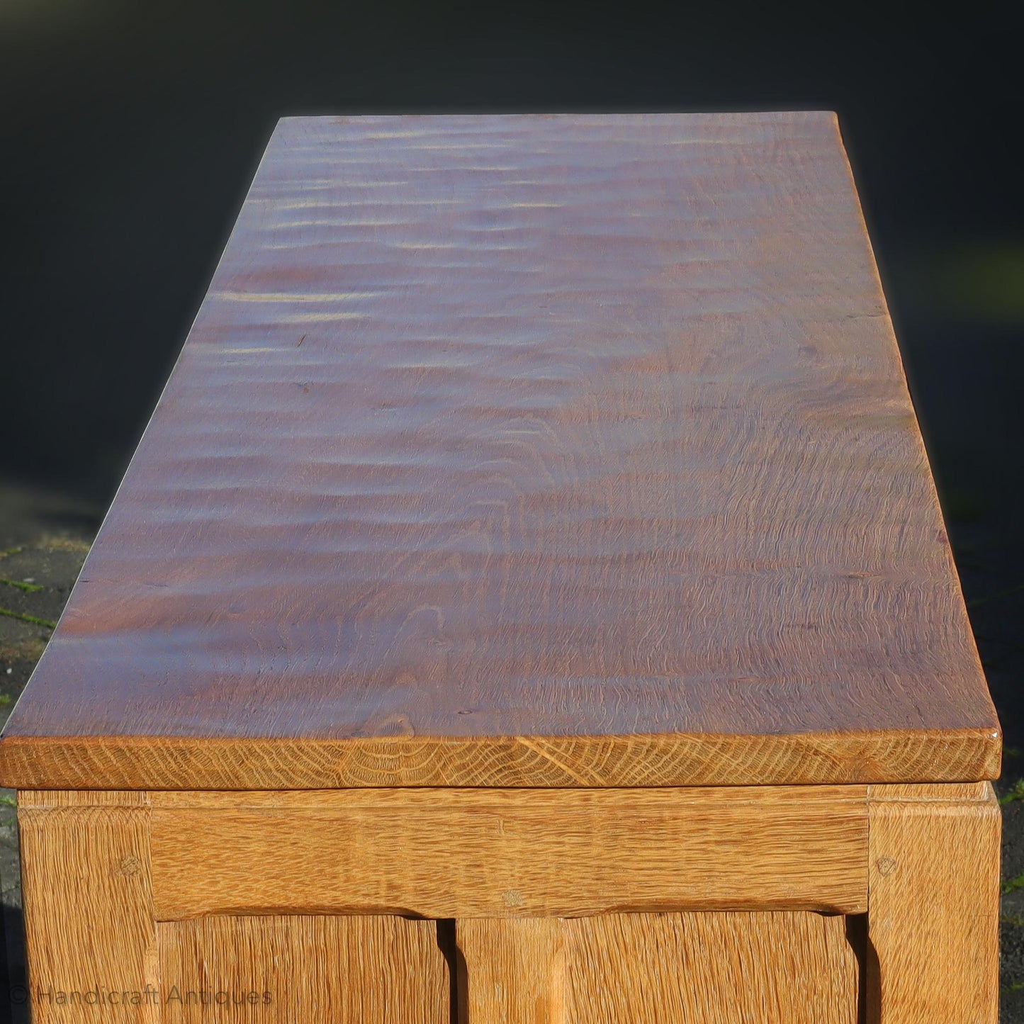Arts & Crafts Yorkshire School English Oak Dresser c. 1970.