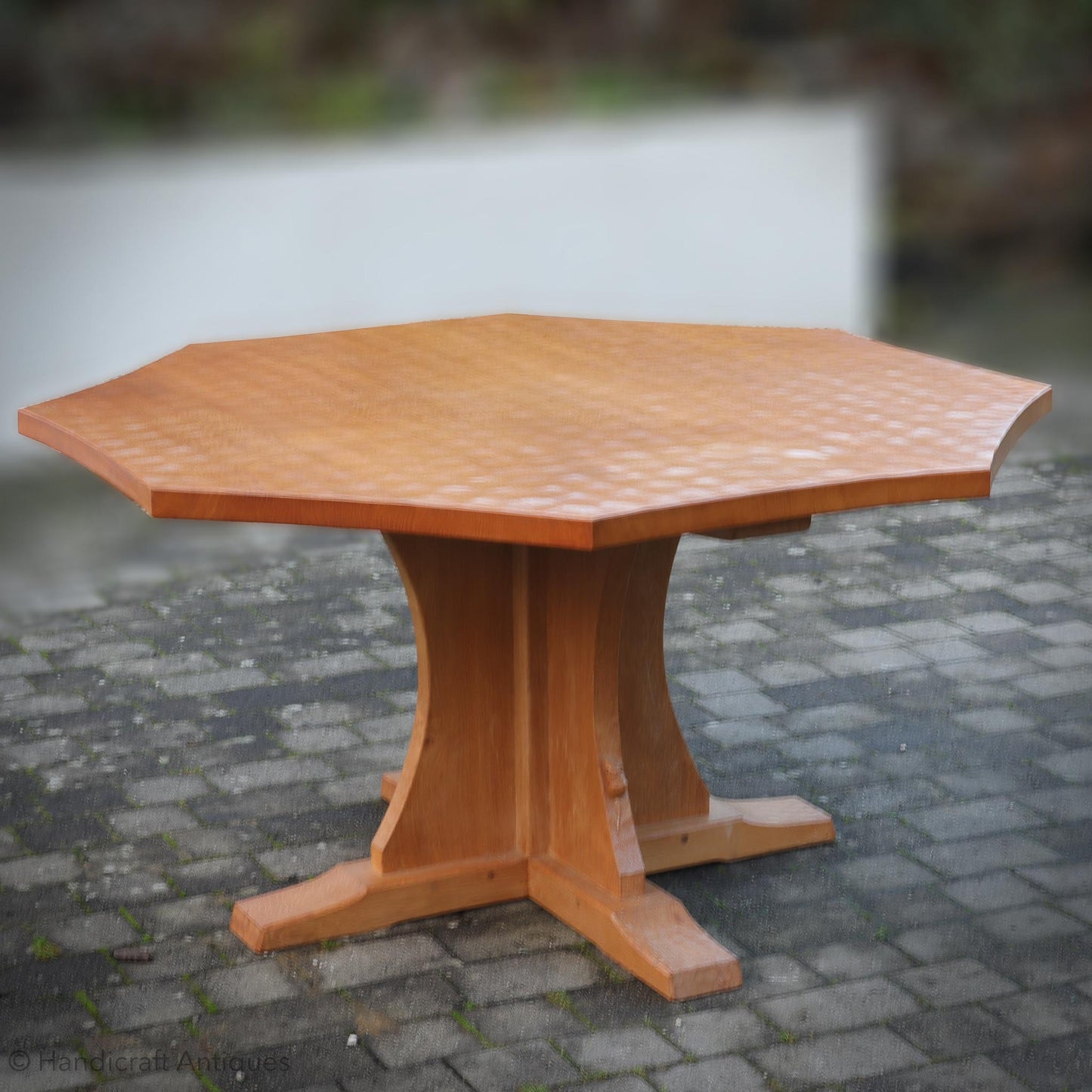 Robert 'Mouseman' Thompson Arts & Crafts Yorkshire School English Oak Dining Table