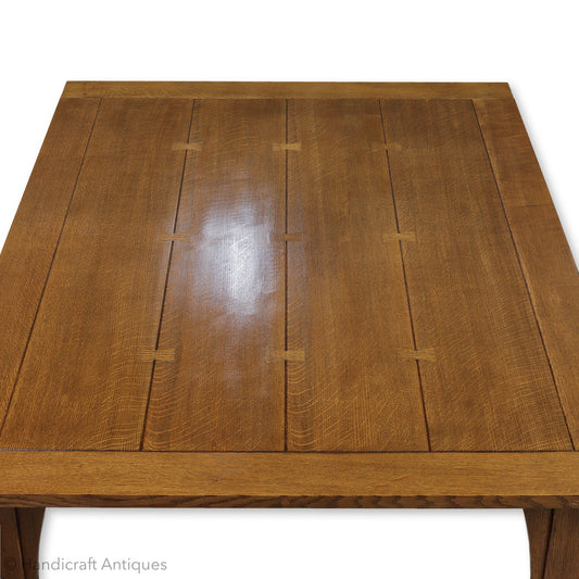 Stickley Furniture Arts & Crafts Mission School Oak Dining Table