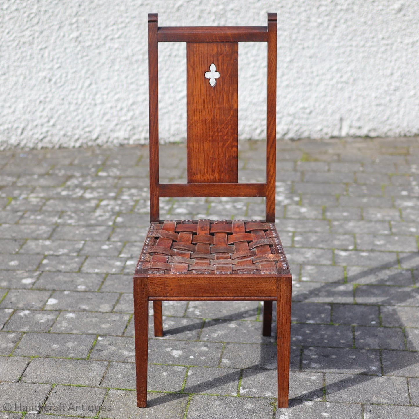 Arthur W. Simpson (The Handicrafts, Kendal) Arts & Crafts Lakes School Oak Chair