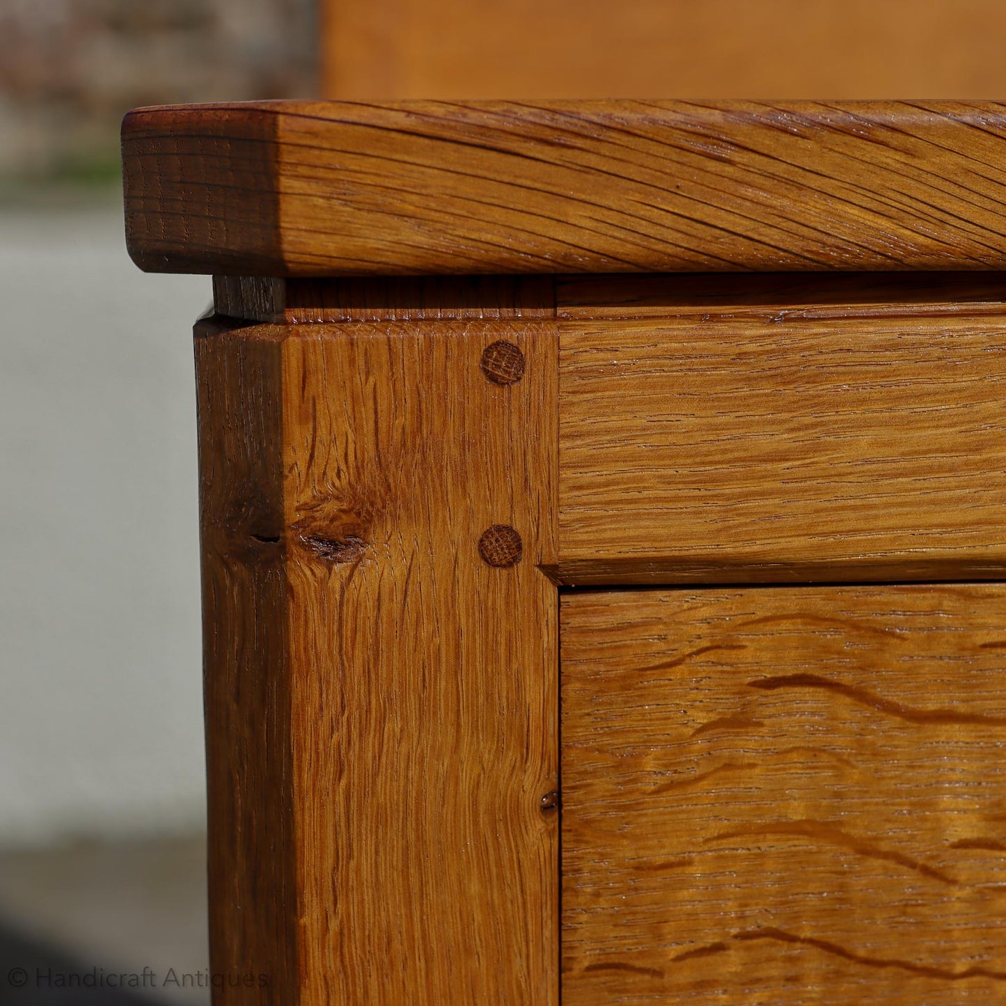 Eagleman (Ex-Mouseman) Arts & Crafts Yorkshire School English Oak Dresser