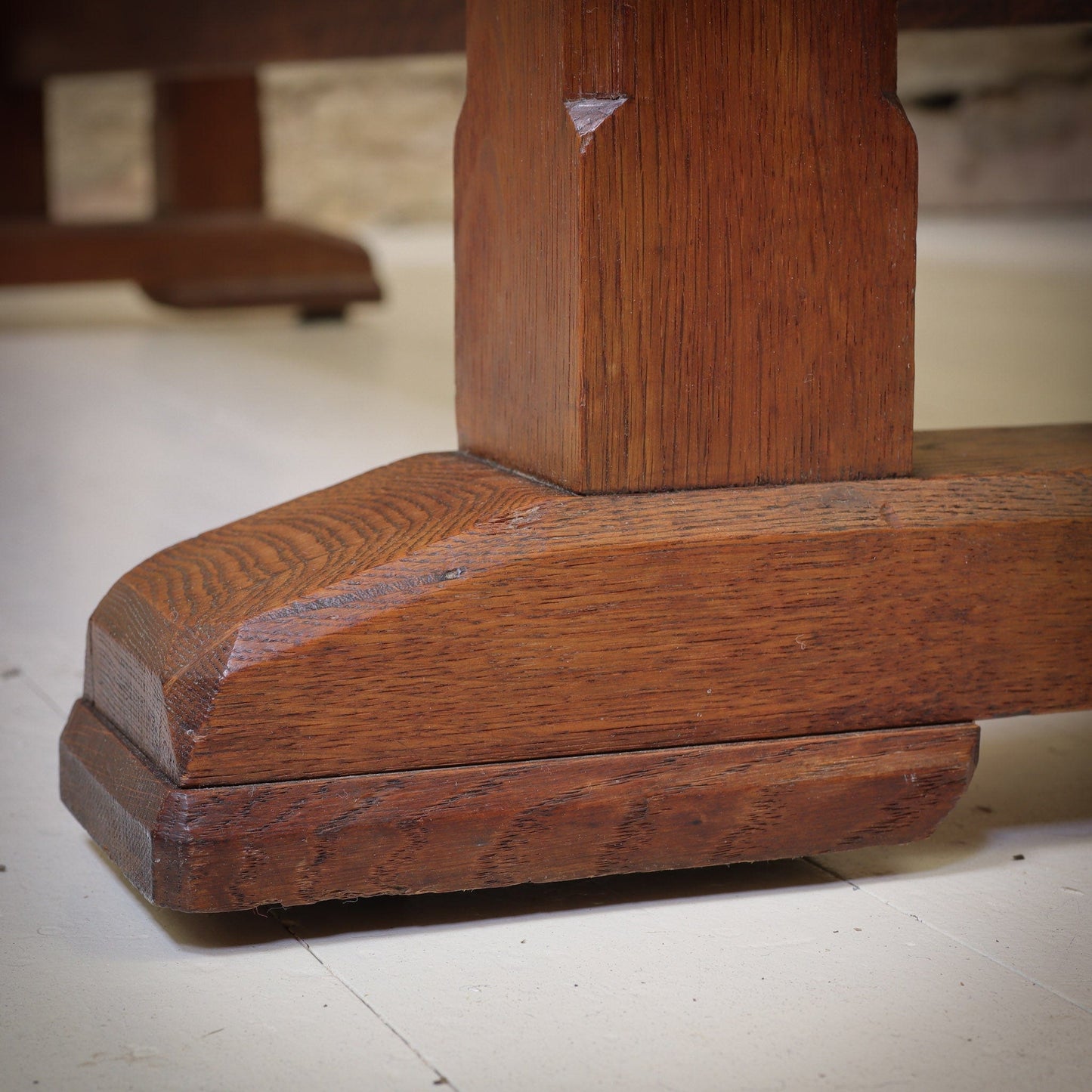 Brynmawr Furniture Company Arts & Crafts Cotswold School Oak Dining Table