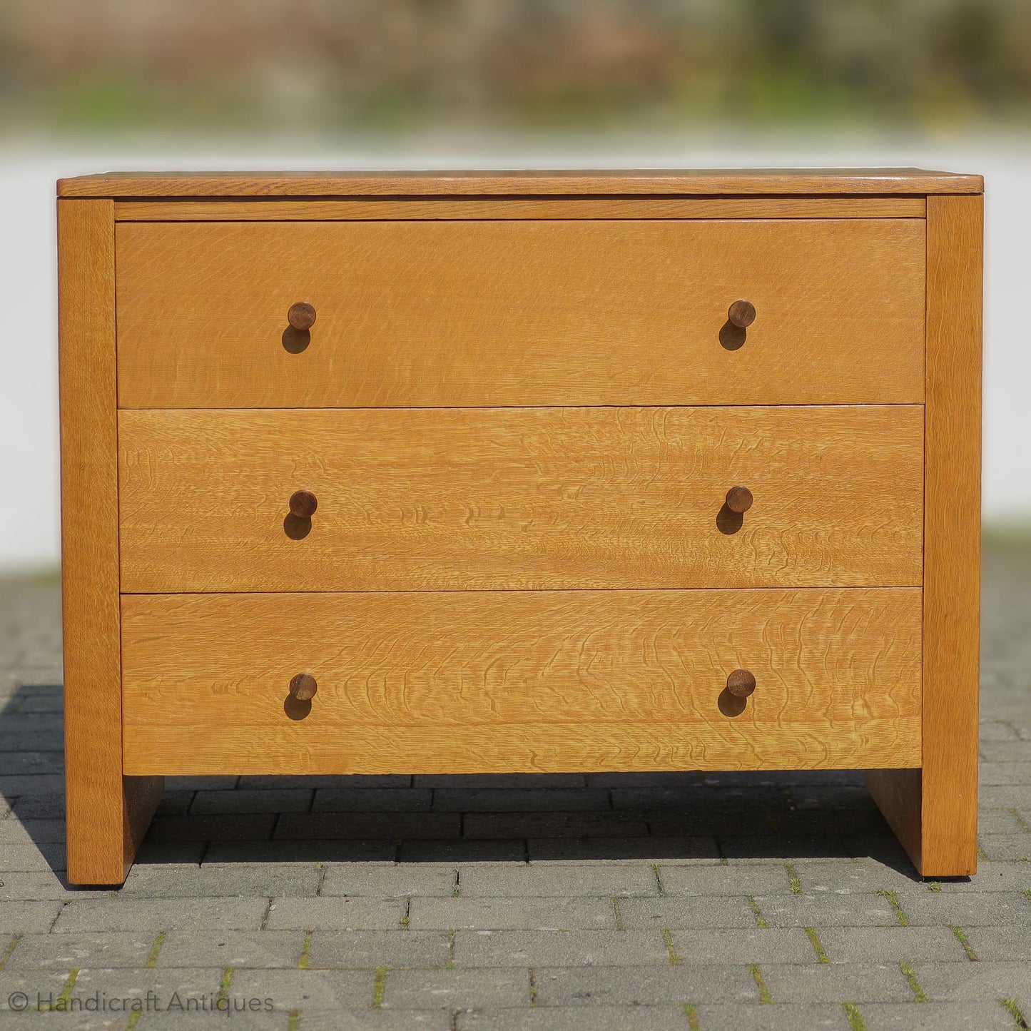 Gordon Russell Arts & Crafts Cotswold School English Oak Chest of Drawers c. 1935