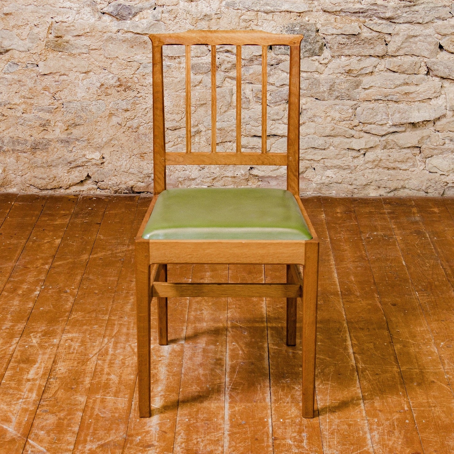 6 Acornman (Ex-Mouseman) Arts & Crafts Cotswold School English Oak 6 Chairs 1970