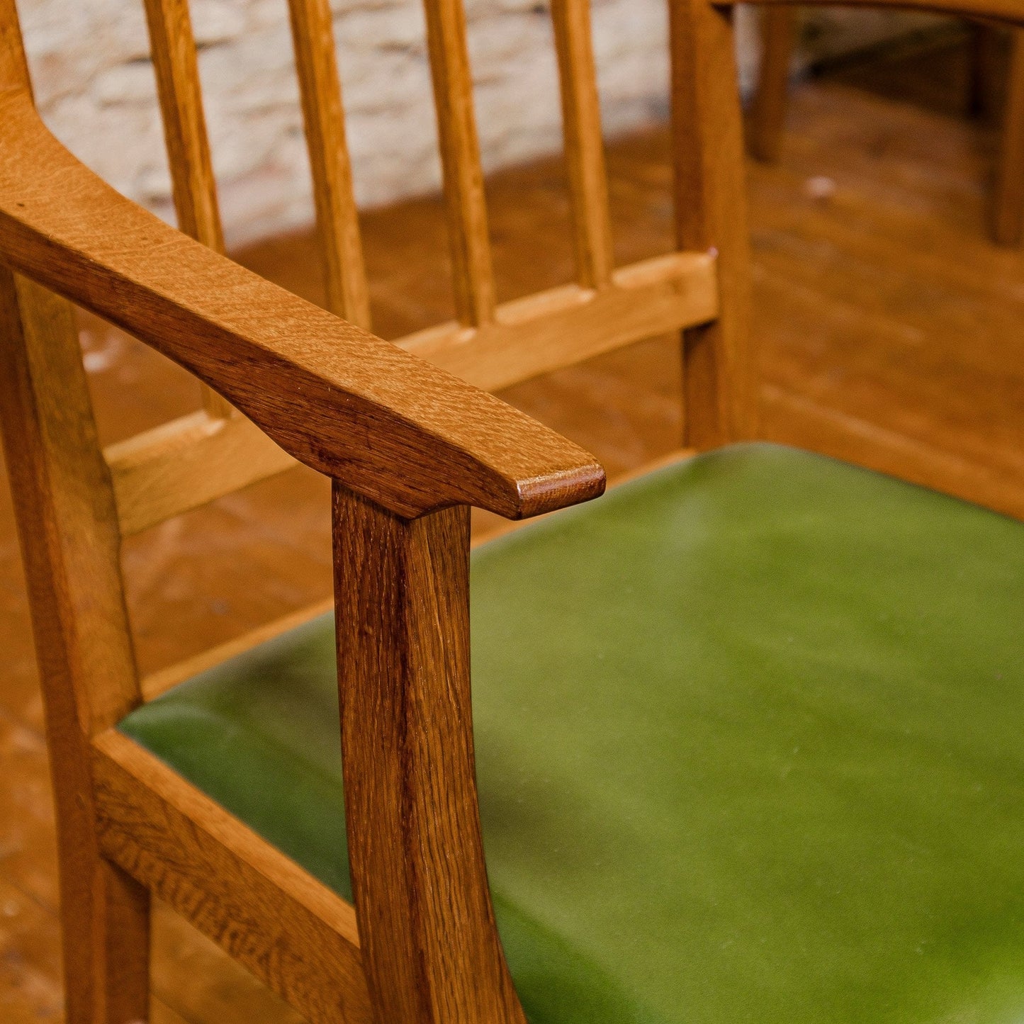 6 Acornman (Ex-Mouseman) Arts & Crafts Cotswold School English Oak 6 Chairs 1970