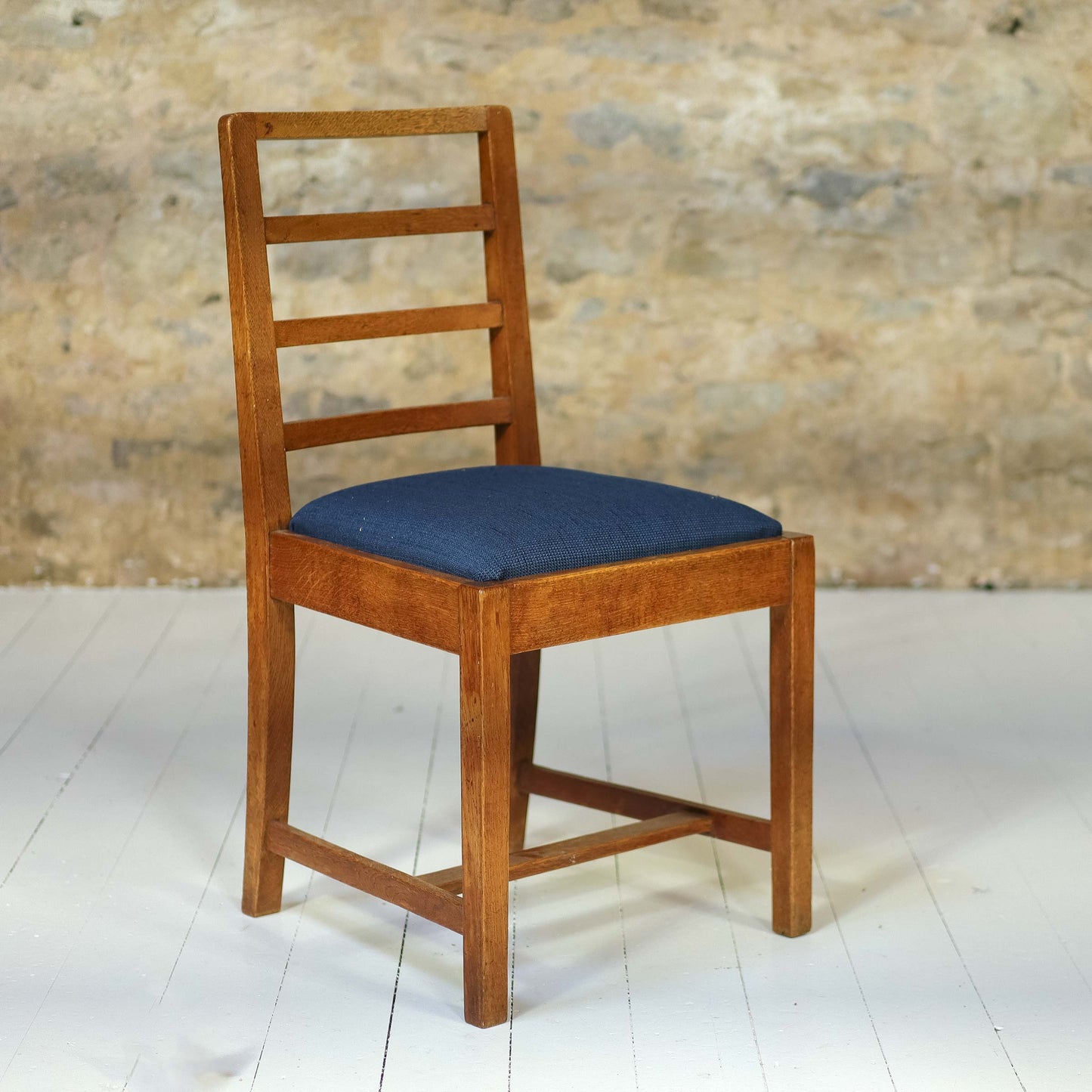 Set of 6 Gordon Russell Arts & Crafts Cotswold School English Oak Chair c. 1935