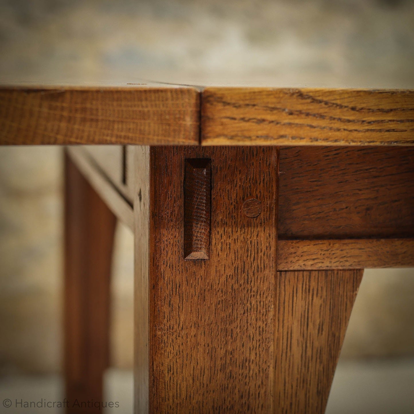 Stickley Furniture Arts & Crafts Mission School Oak Dining Table