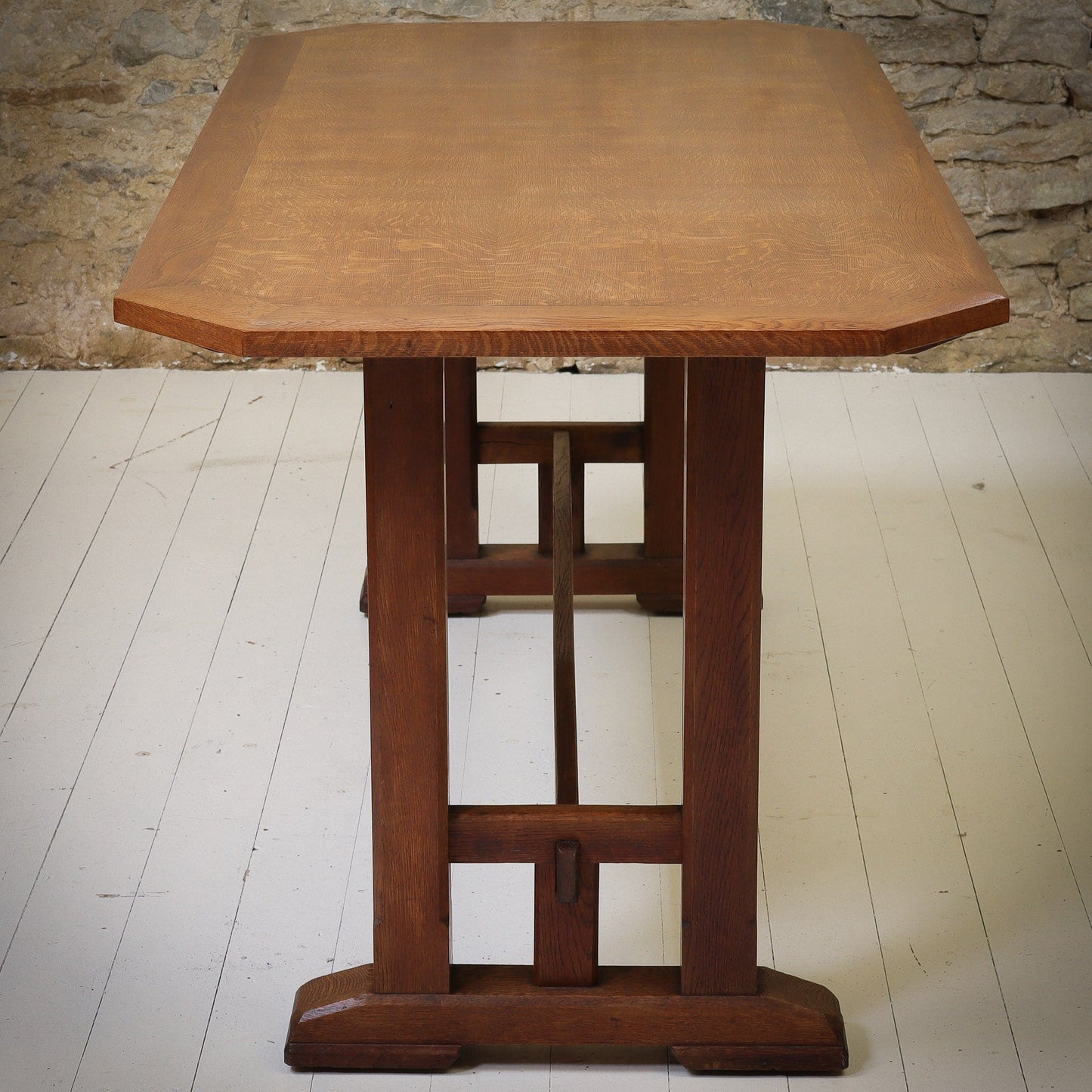 Brynmawr Furniture Company Arts & Crafts Cotswold School Oak Dining Table