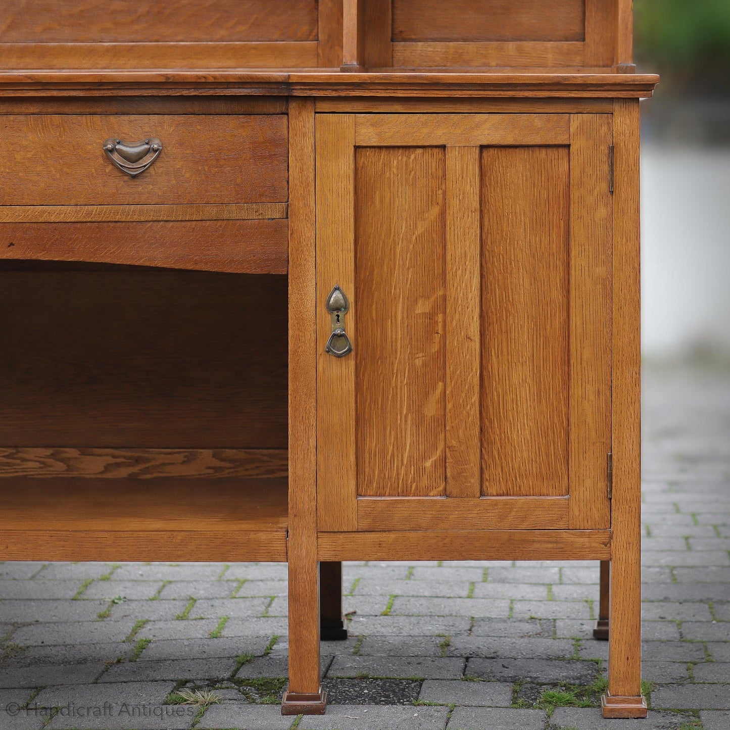Liberty & Co ‘Milvrton’ Arts & Crafts Cotswold School English Oak Dresser