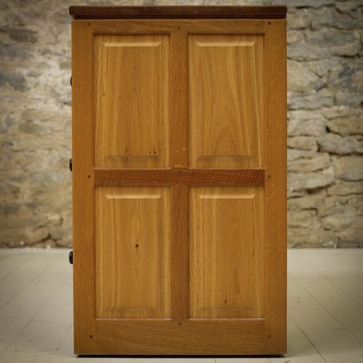 Phil Langstaff Arts & Crafts Yorkshire School English Oak Chest of Drawers (a)
