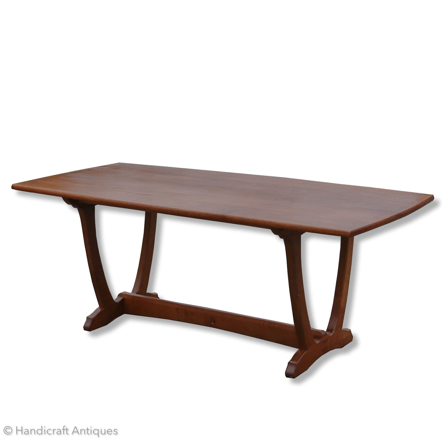 Edward Barnsley Design Arts & Crafts Cotswold School Oak Dining Table Acornman