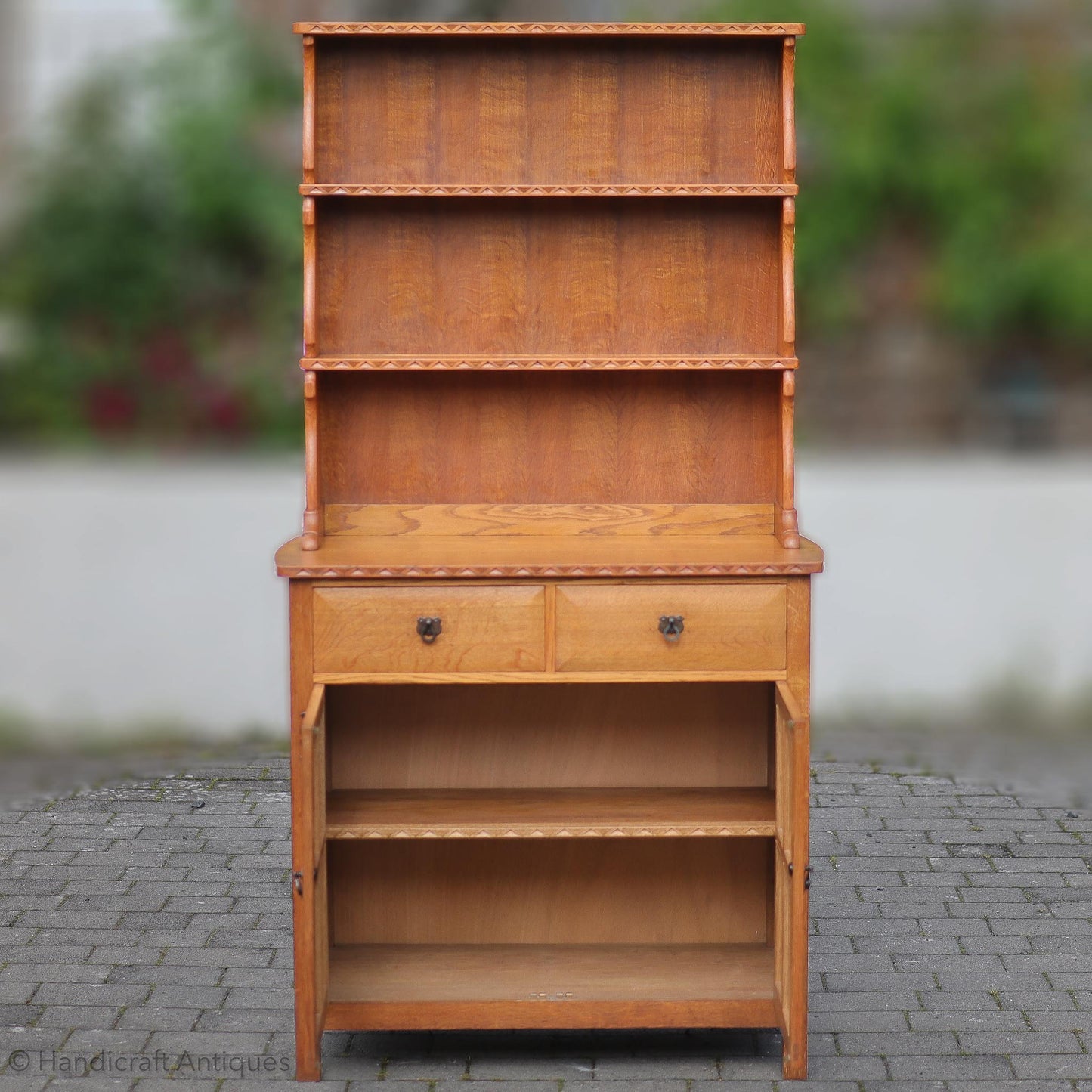 Arts & Crafts Cotswold School English Oak Dresser