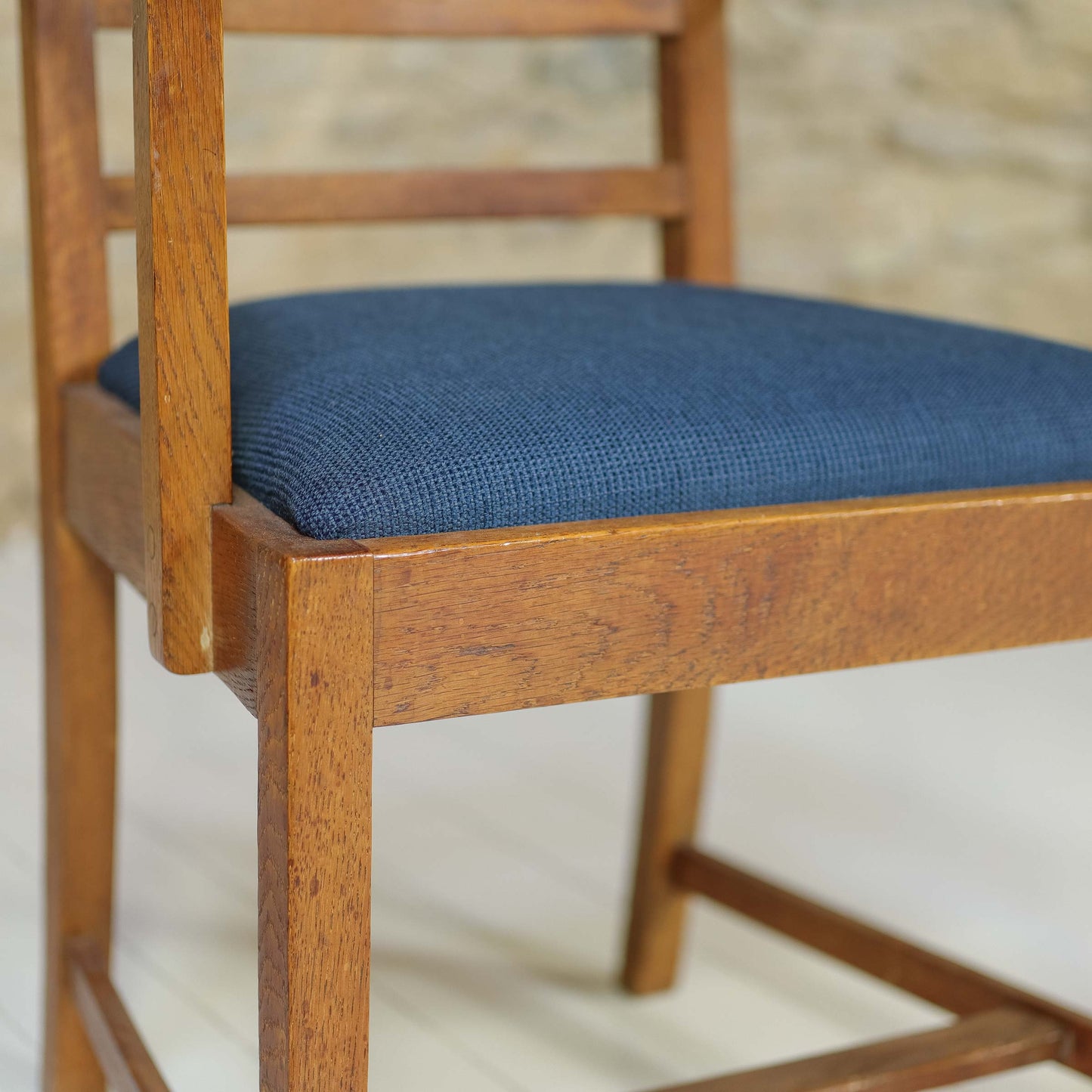 Set of 6 Gordon Russell Arts & Crafts Cotswold School English Oak Chair c. 1935