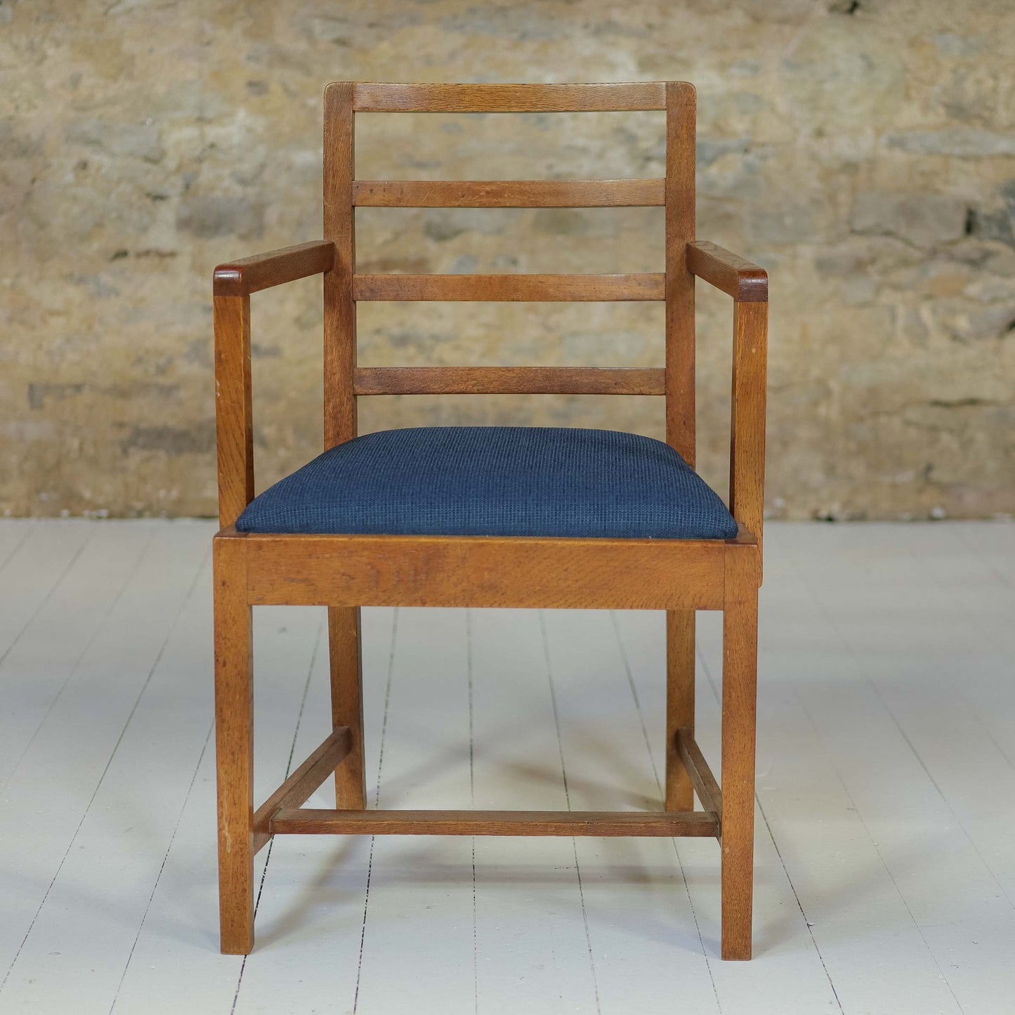 Set of 6 Gordon Russell Arts & Crafts Cotswold School English Oak Chair c. 1935