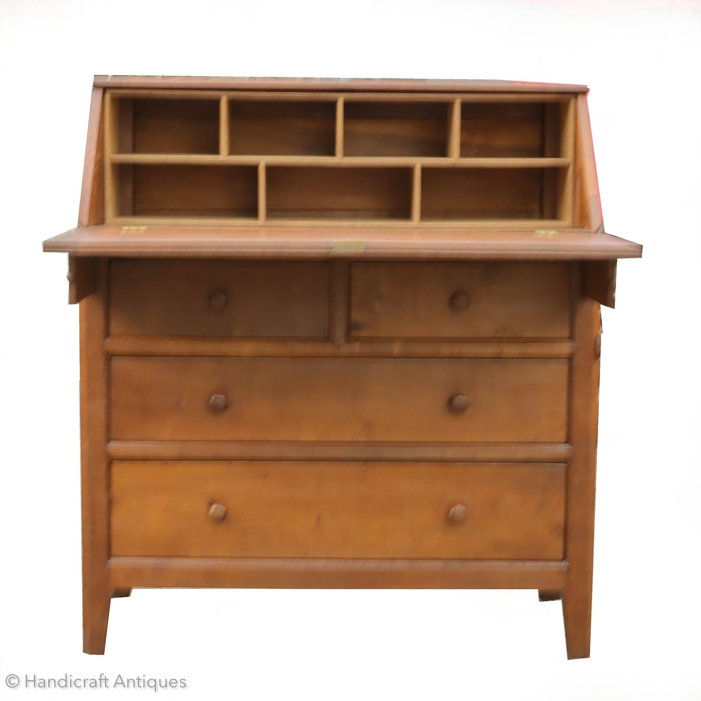 Peter ‘Rabbitman’ Heap Arts & Crafts Yorkshire School Oak Bureau