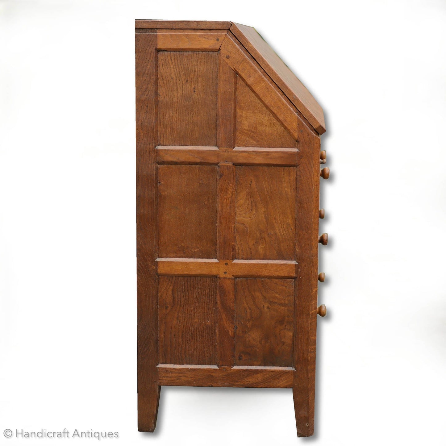 Peter ‘Rabbitman’ Heap Arts & Crafts Yorkshire School Oak Bureau