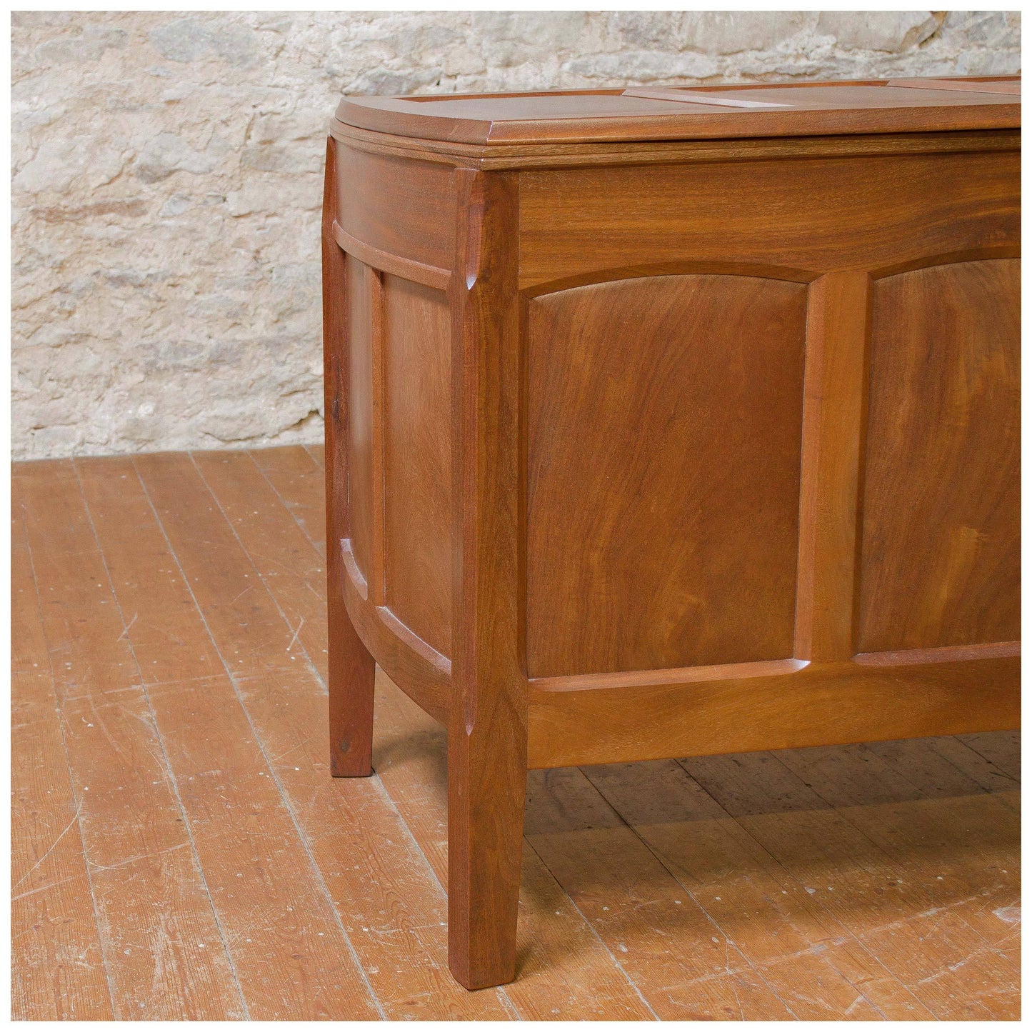 Oliver Morel (Ex-Edward Barnsley) Arts & Crafts Cotswold School Walnut Chest 1971