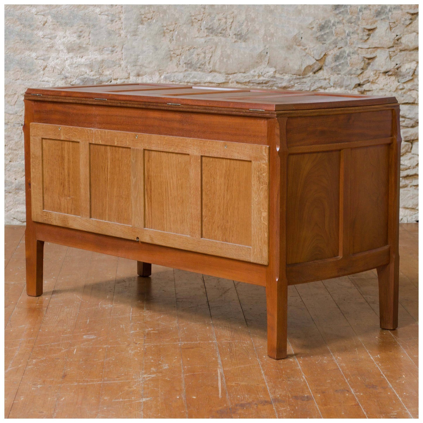 Oliver Morel (Ex-Edward Barnsley) Arts & Crafts Cotswold School Walnut Chest 1971