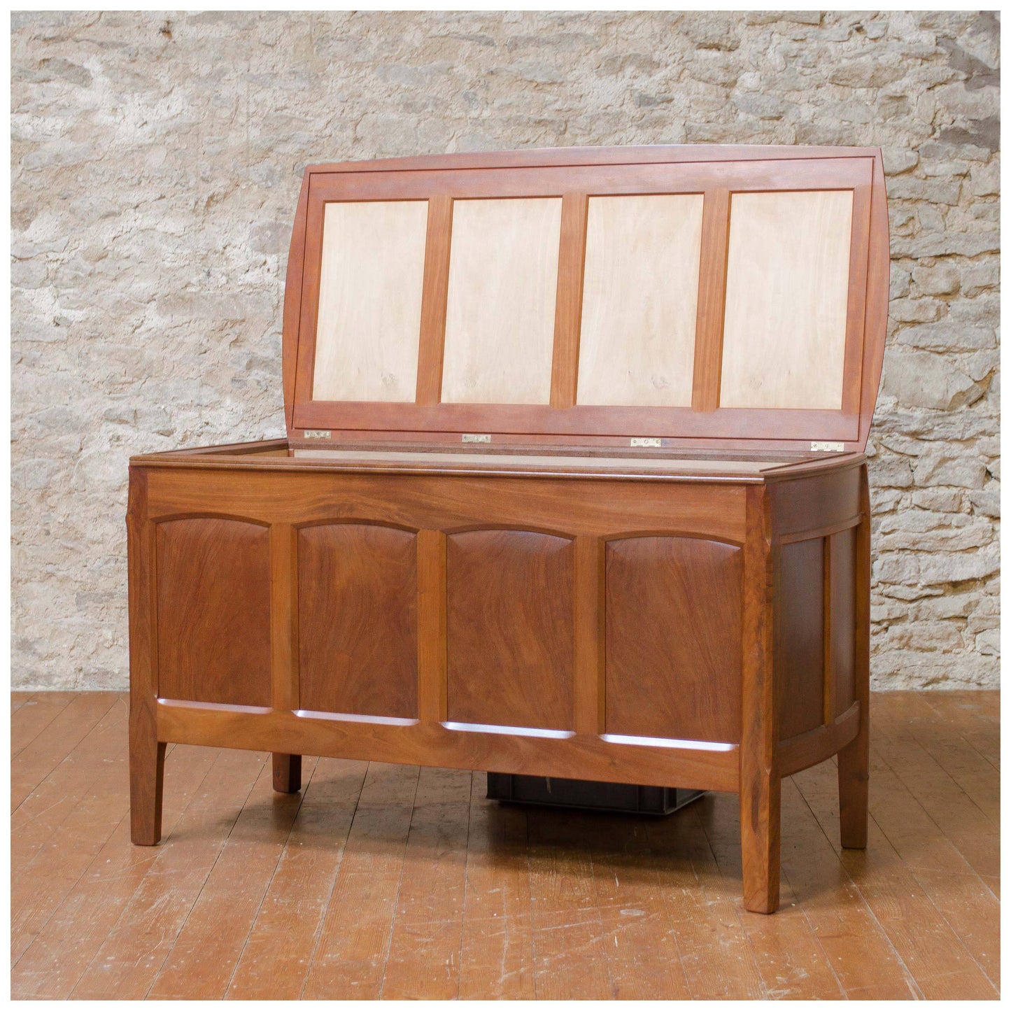 Oliver Morel (Ex-Edward Barnsley) Arts & Crafts Cotswold School Walnut Chest 1971