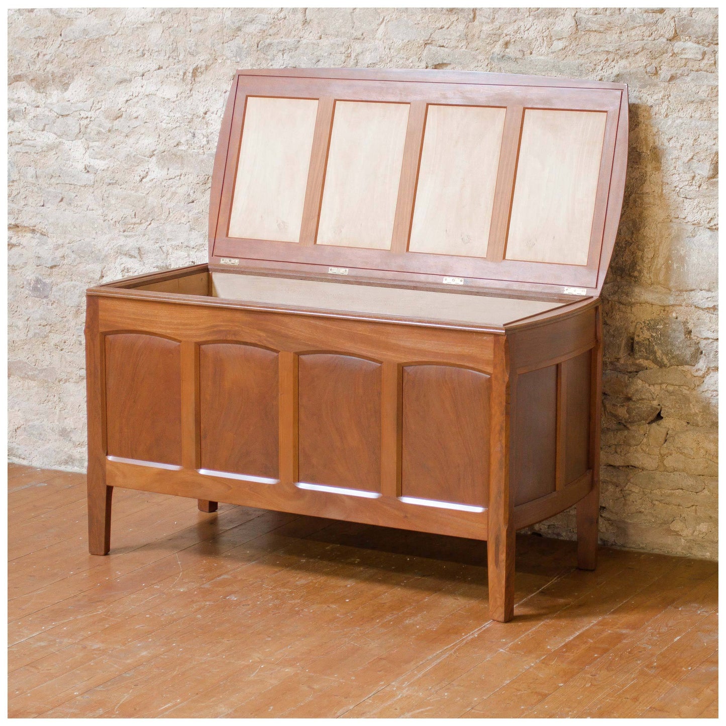 Oliver Morel (Ex-Edward Barnsley) Arts & Crafts Cotswold School Walnut Chest 1971