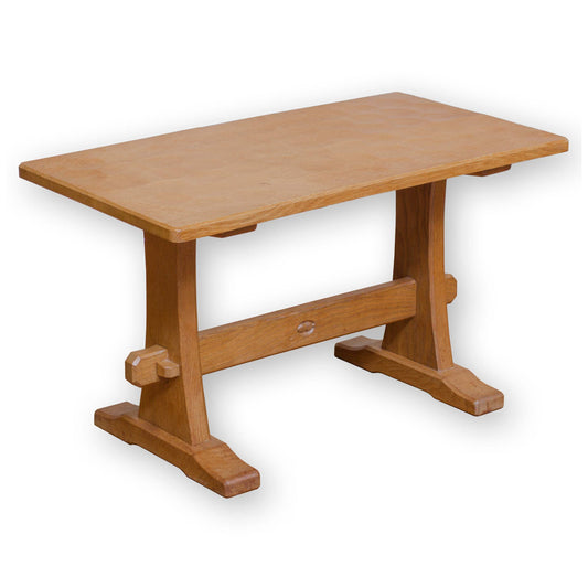 Alan 'Acornman' Grainger (ex-Mouseman) Arts & Crafts Yorkshire Oak Coffee Table