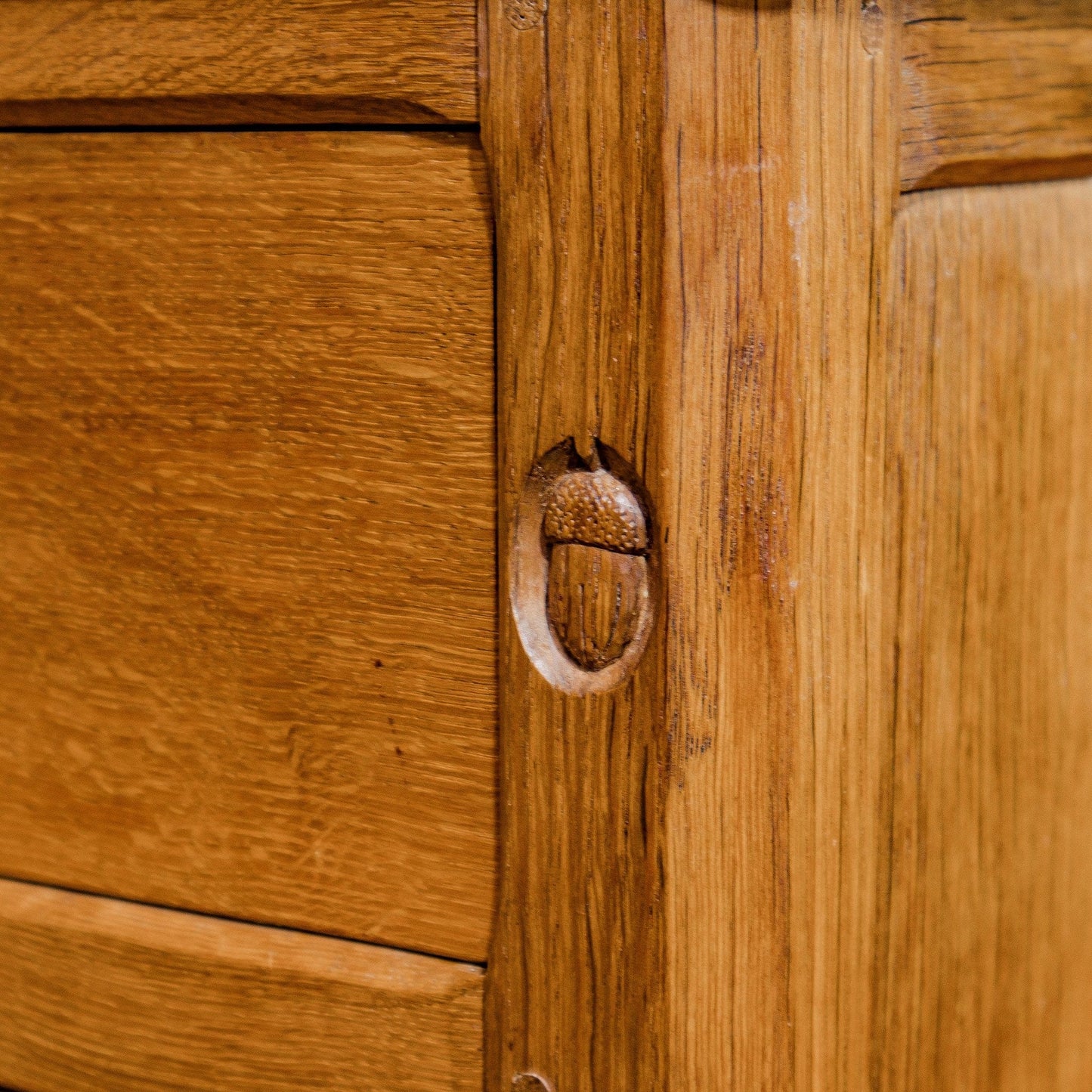 Alan Acornman Grainger, Ex-Mouseman Arts & Crafts Yorkshire School Oak Sideboard