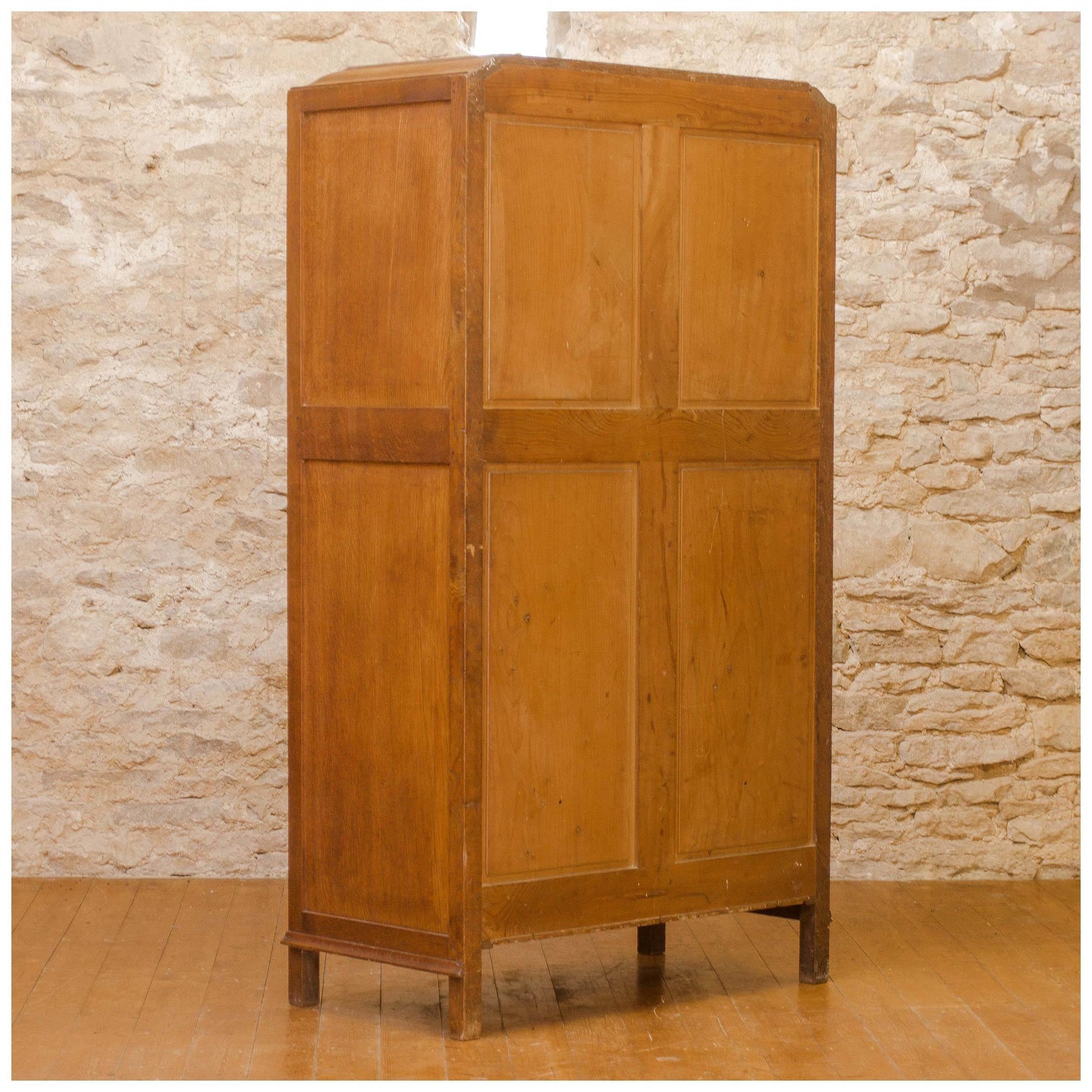 Gordon Russell Early Arts & Crafts 'Stow' Oak Double Wardrobe, No. 447 1927