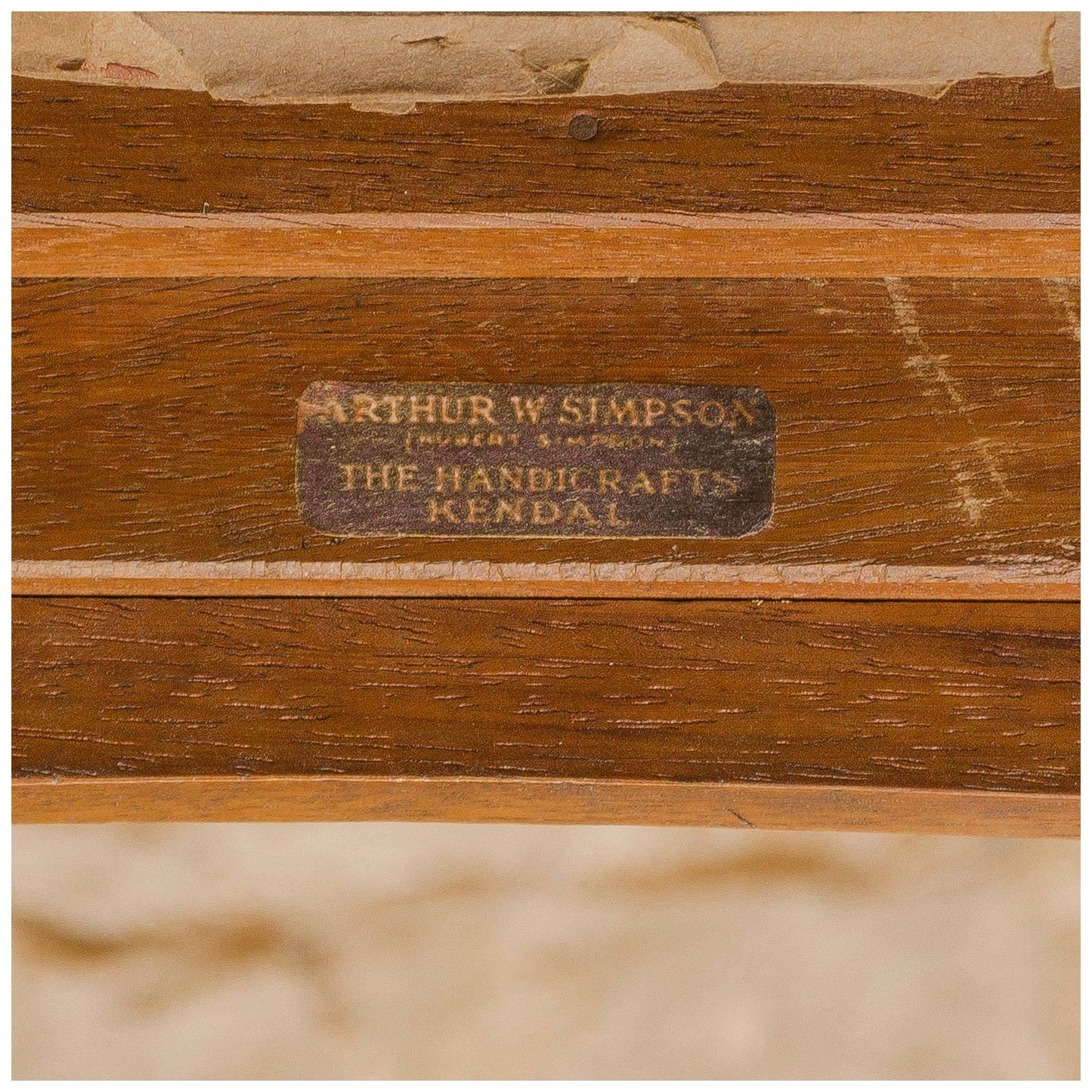 Arthur W. Simpson (The Handicrafts, Kendal) Arts & Crafts Armchair 1930