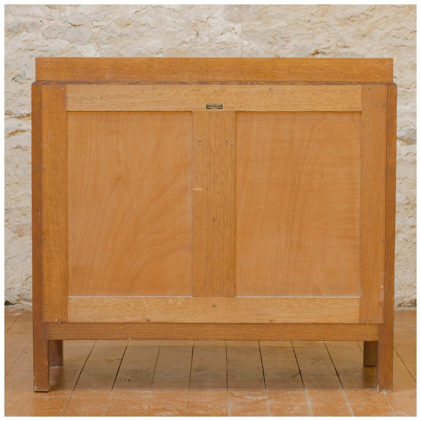 Arthur W Simpson (The Handicrafts) Arts & Crafts English Oak Sideboard c. 1930