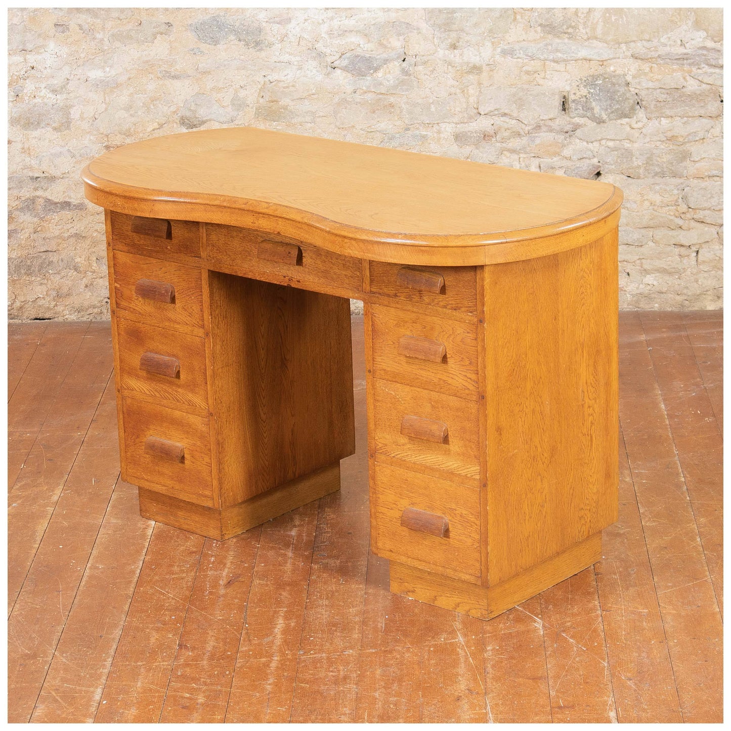 Arthur W Simpson Arts & Crafts Lakes School Oak Dressing Chest or Desk c. 1930