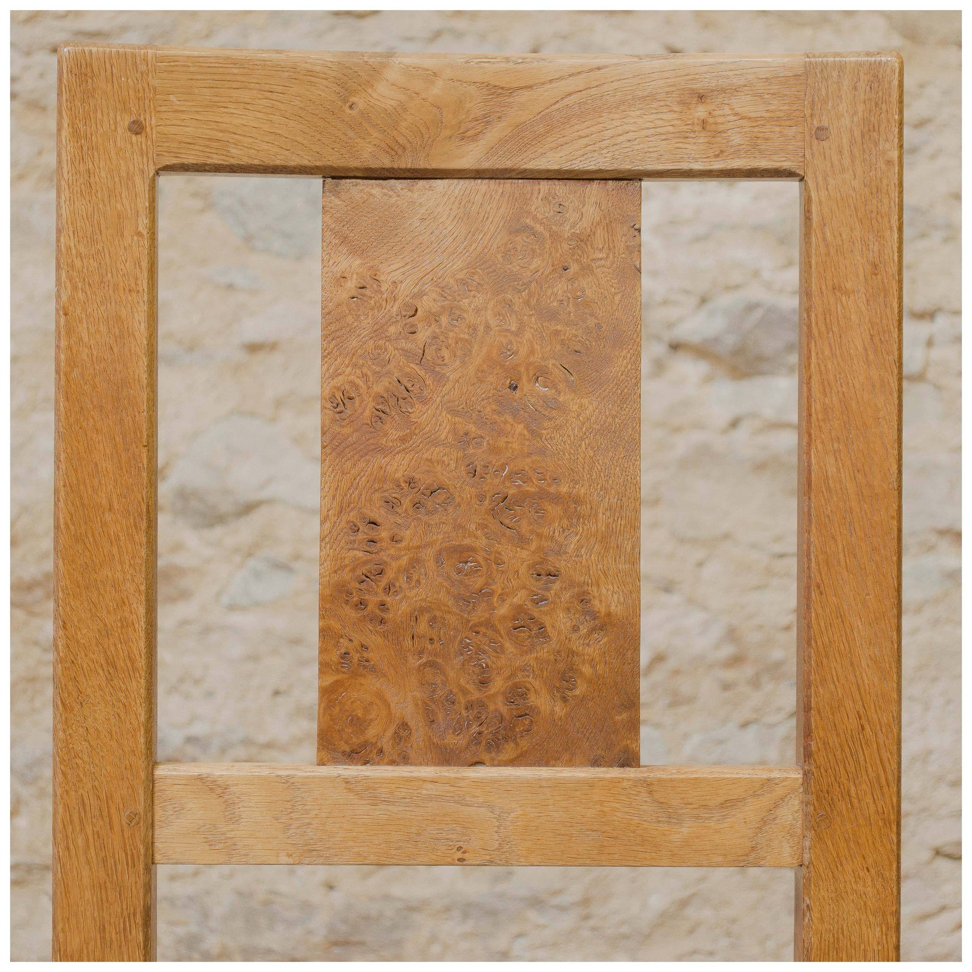 Arts & Crafts Cotswold School Oak and Pollard Oak Dining Chairs c. 1960