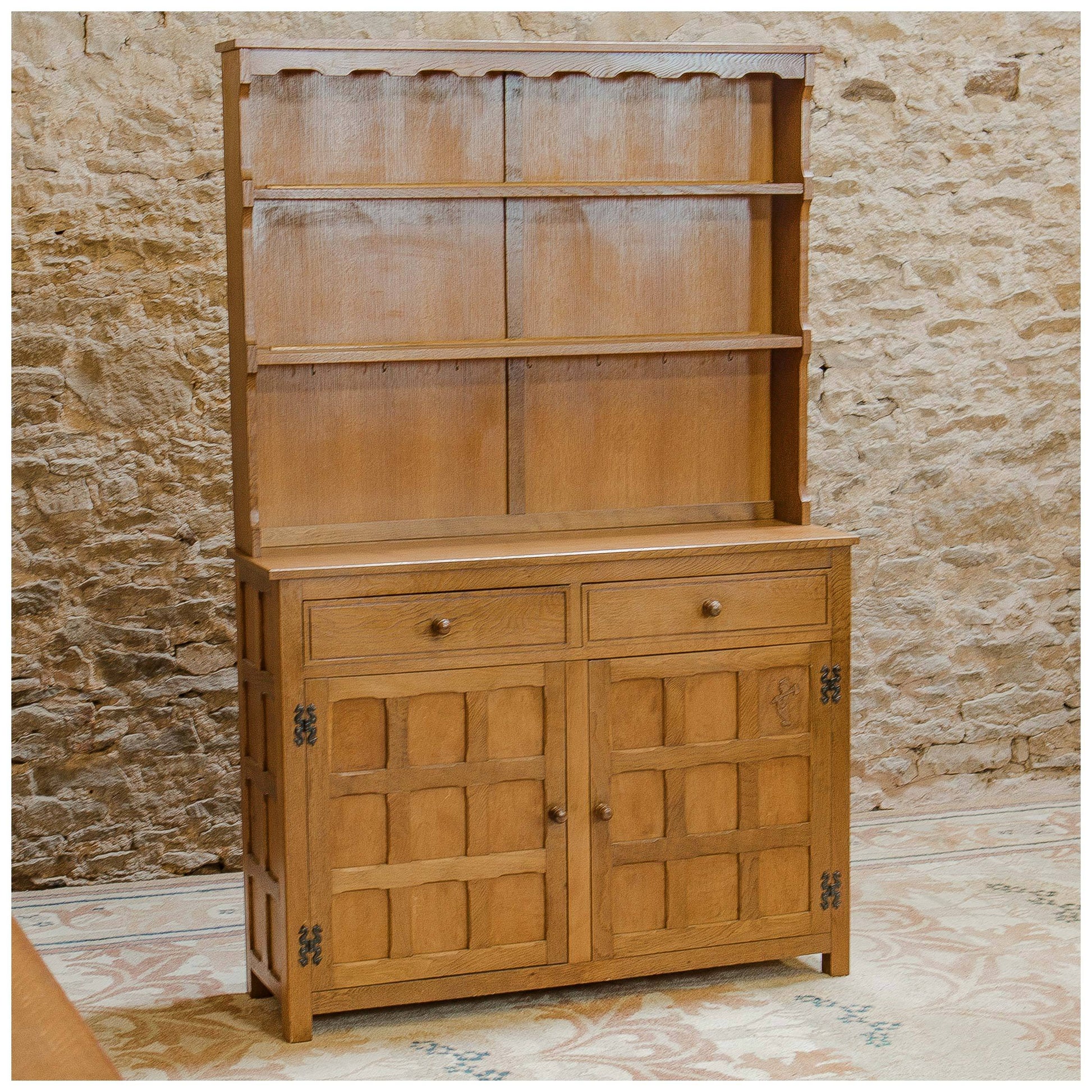 Arts & Crafts Yorkshire School Furniture English Oak Yorkshire School Dresser