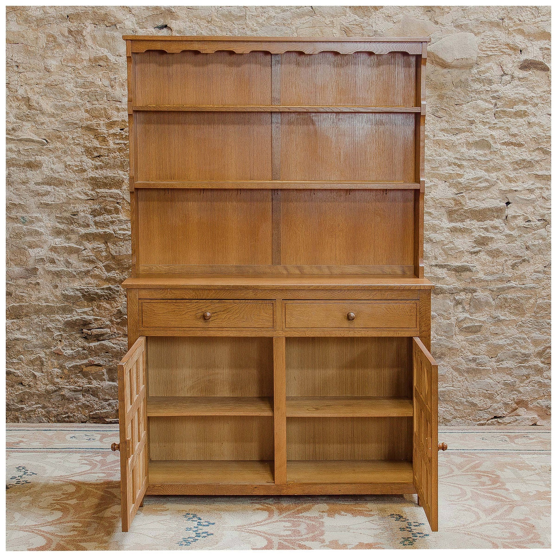Arts & Crafts Yorkshire School Furniture English Oak Yorkshire School Dresser