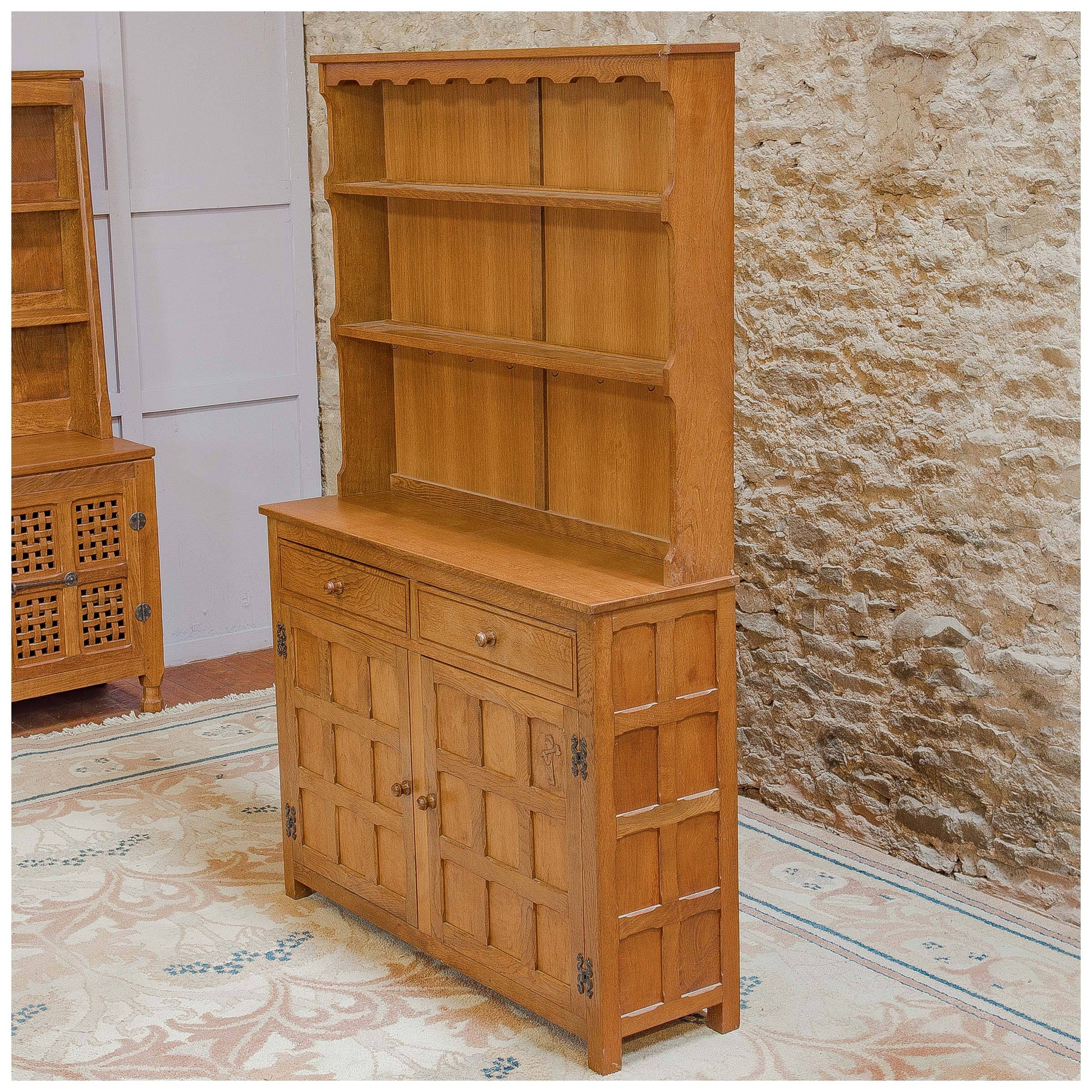 Arts & Crafts Yorkshire School Furniture English Oak Yorkshire School Dresser