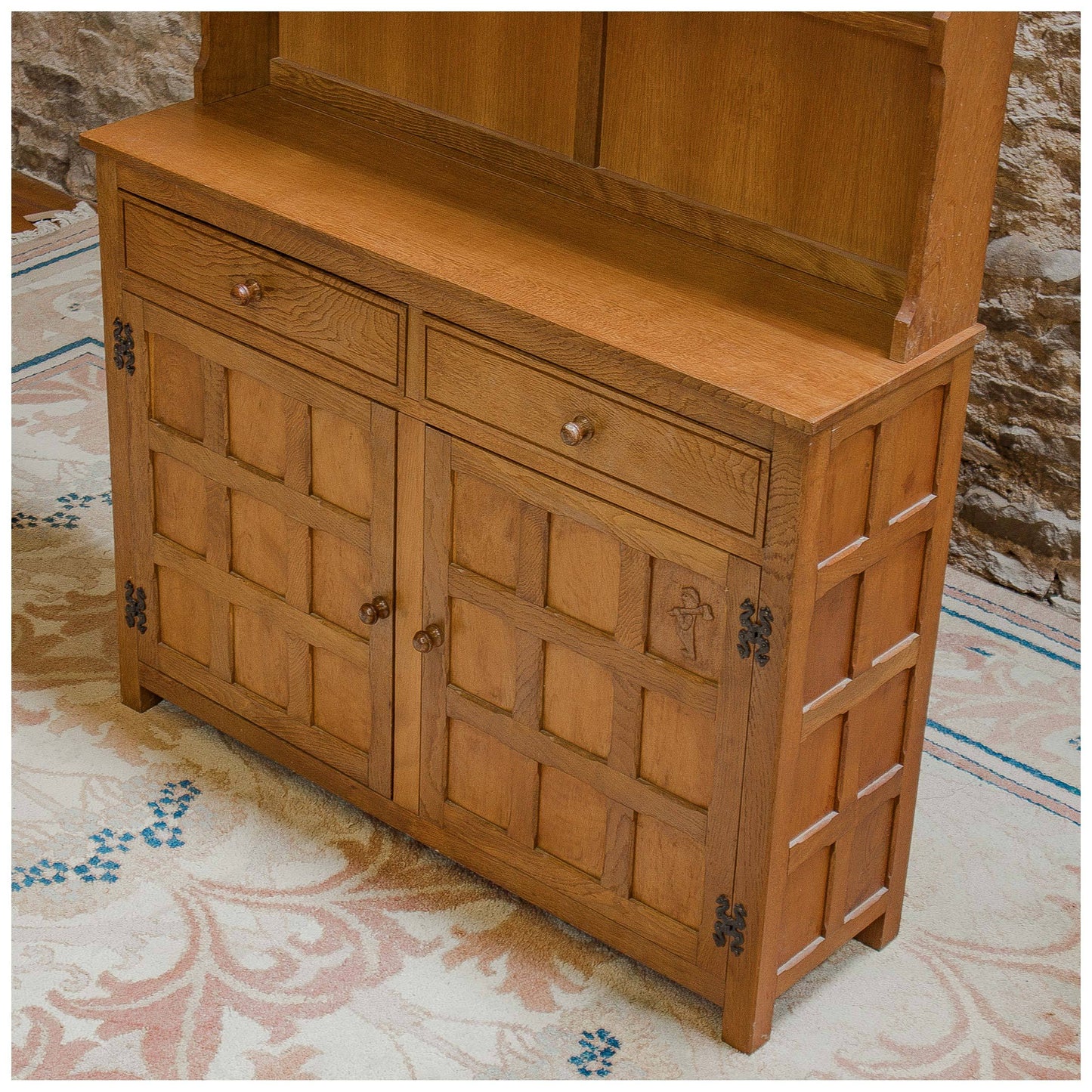 Arts & Crafts Yorkshire School Furniture English Oak Yorkshire School Dresser